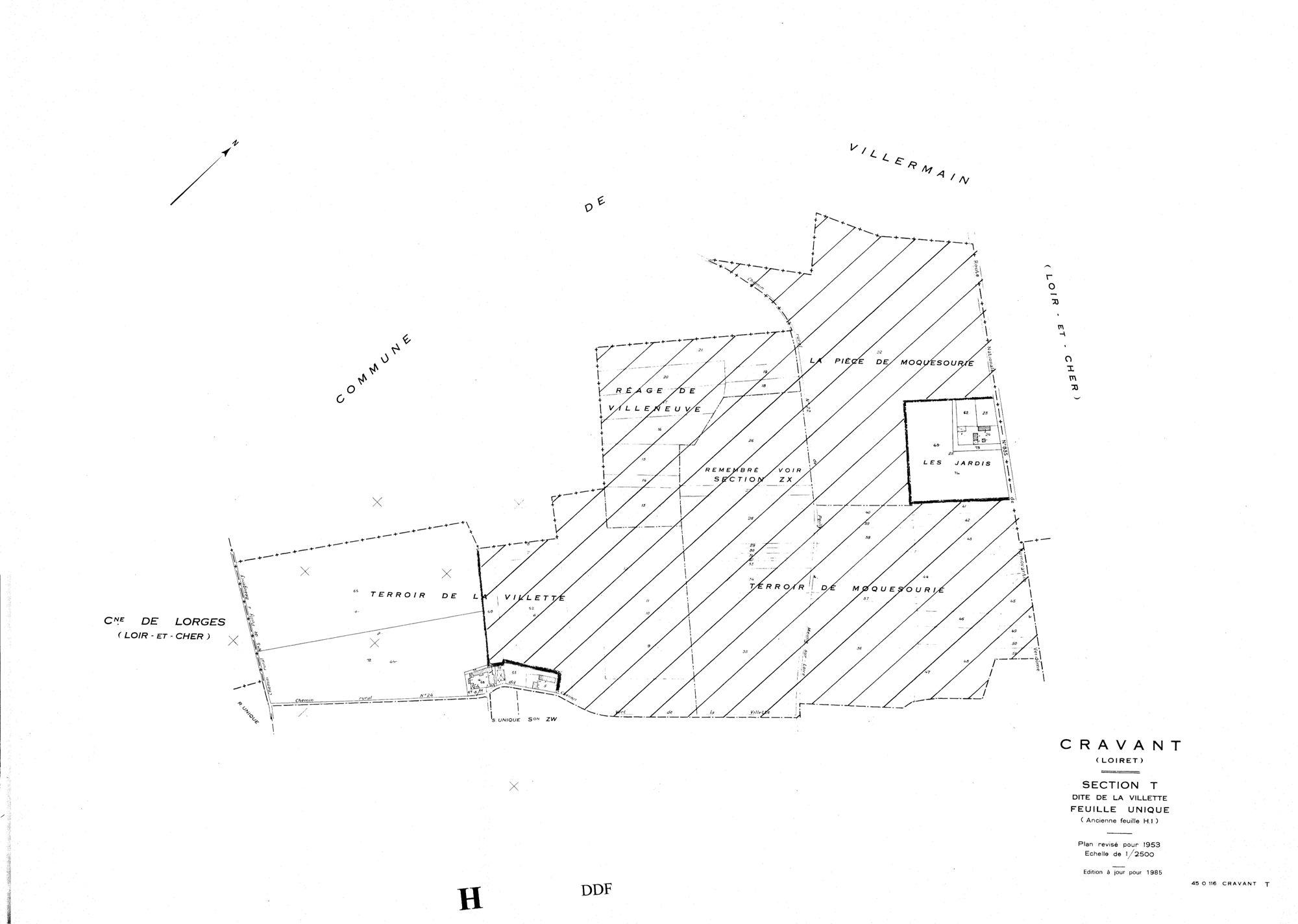 Cravant - Sections