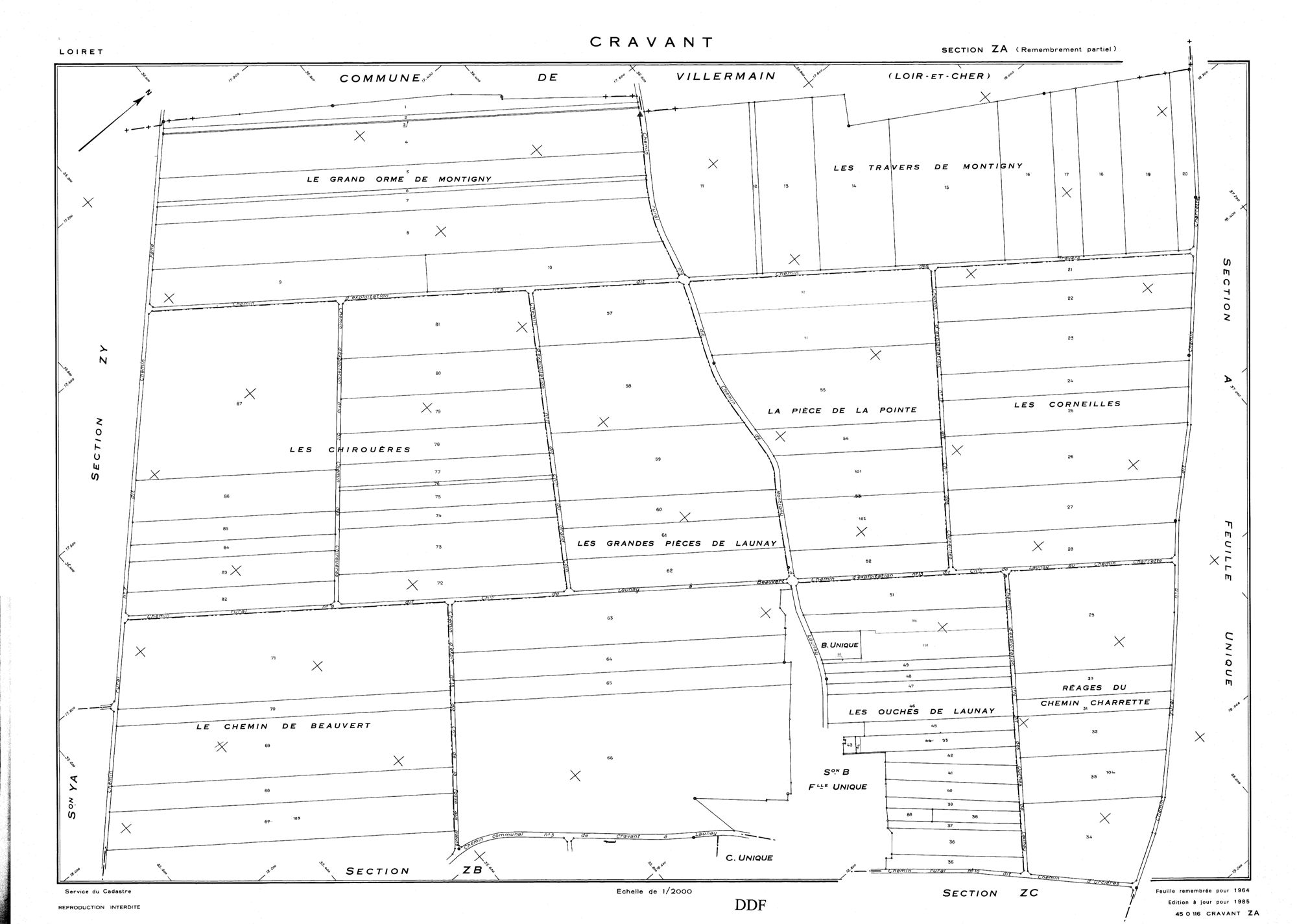 Cravant - Sections