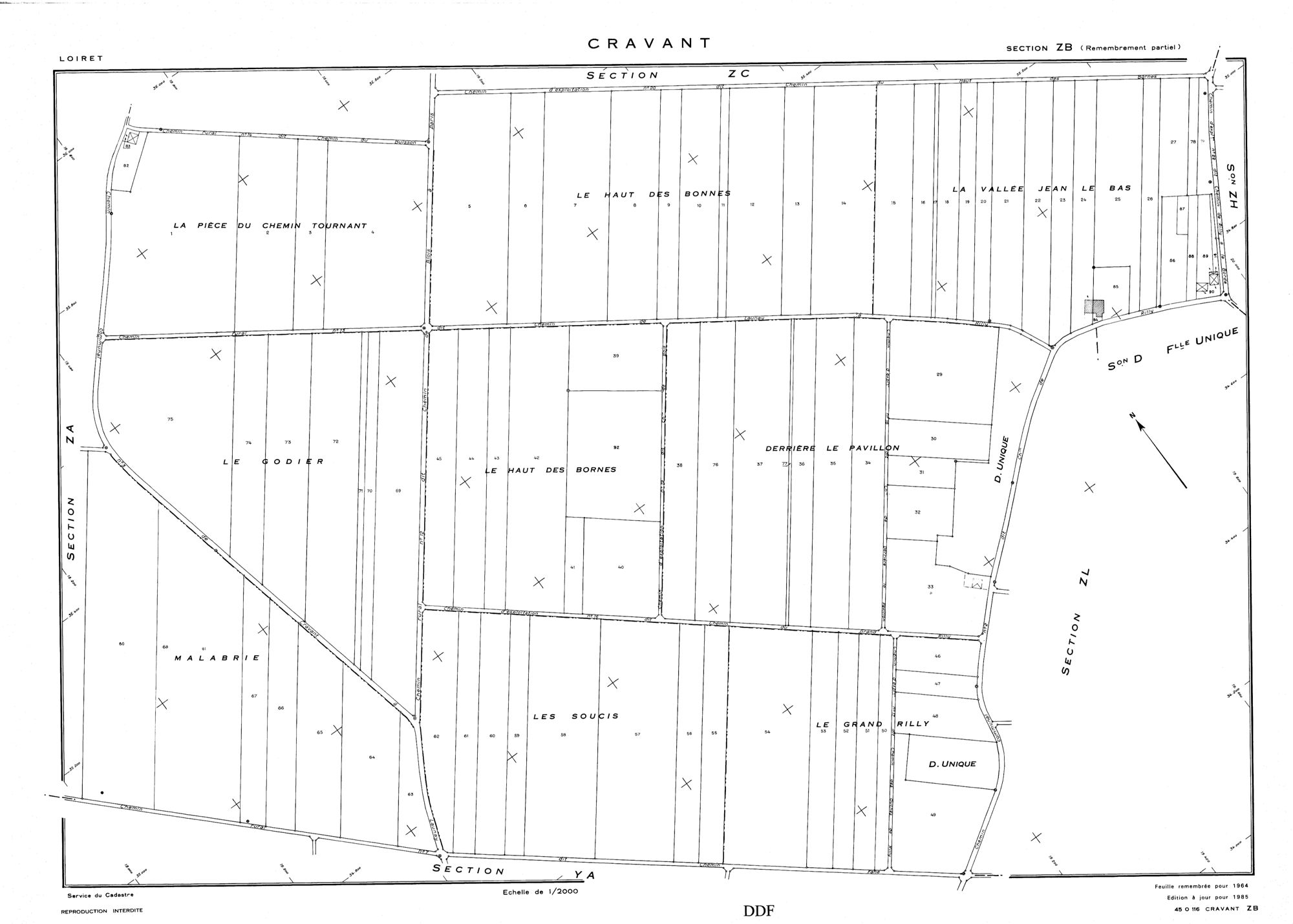 Cravant - Sections