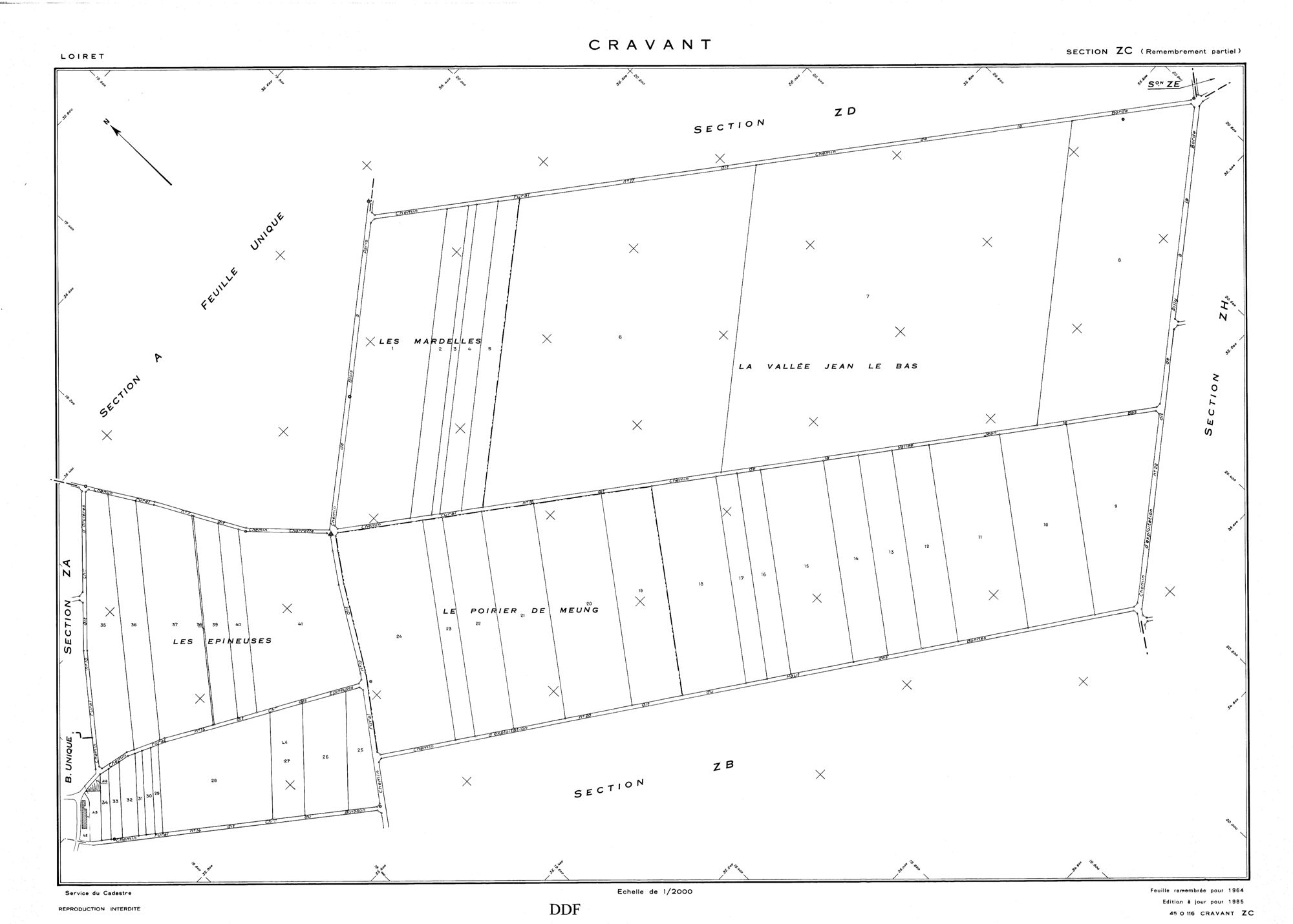 Cravant - Sections