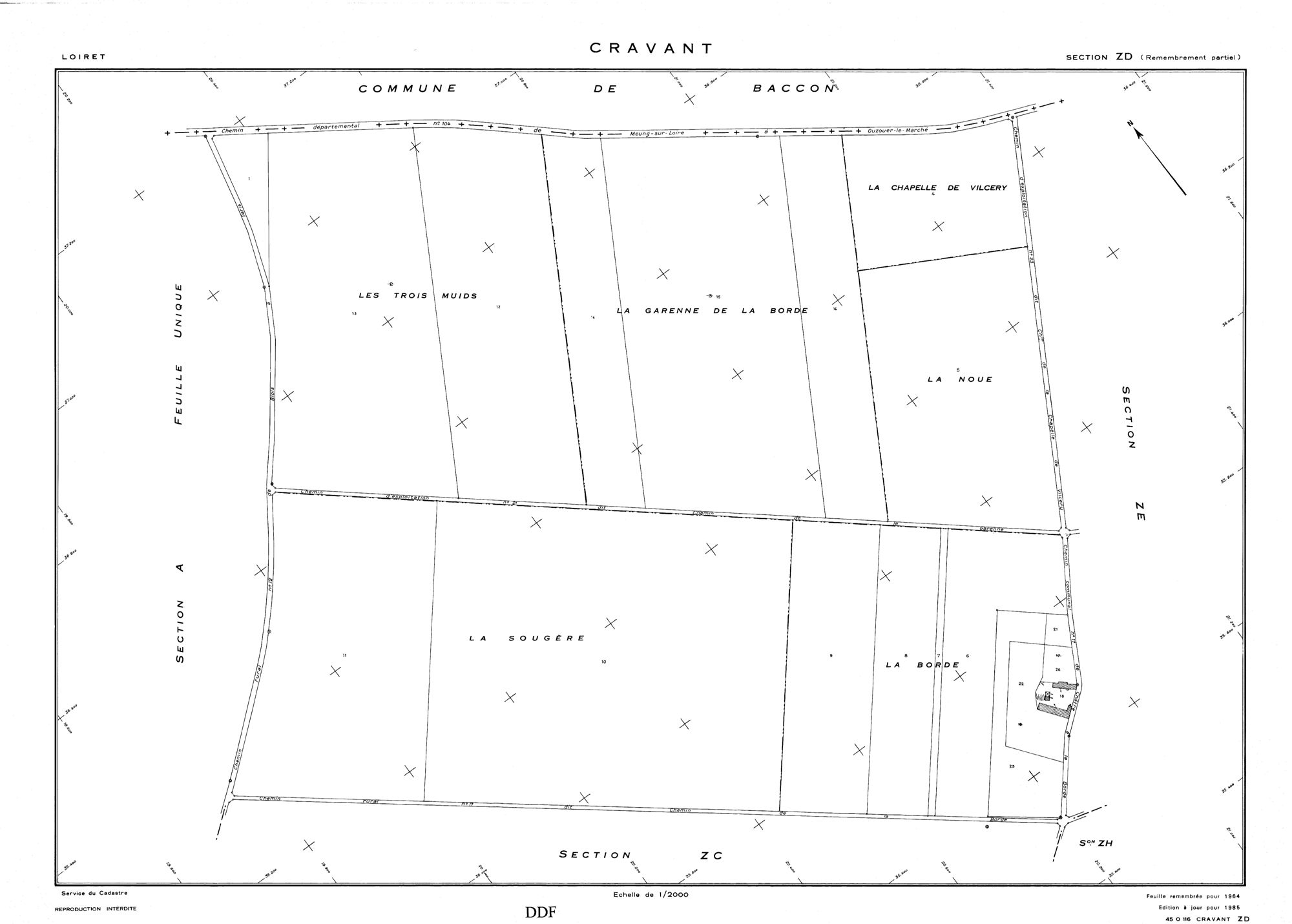 Cravant - Sections