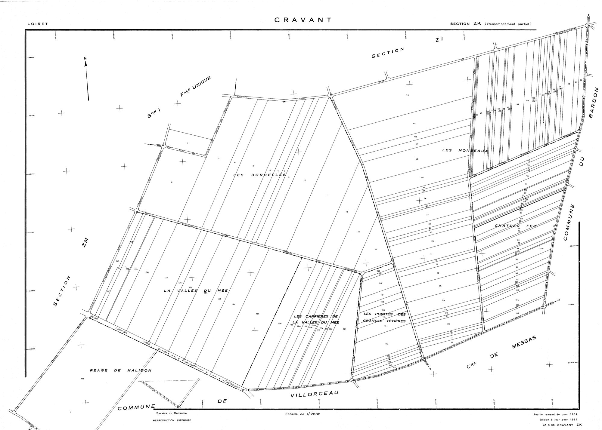 Cravant - Sections