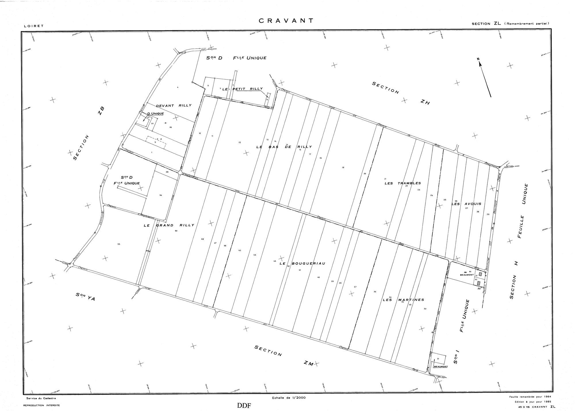 Cravant - Sections
