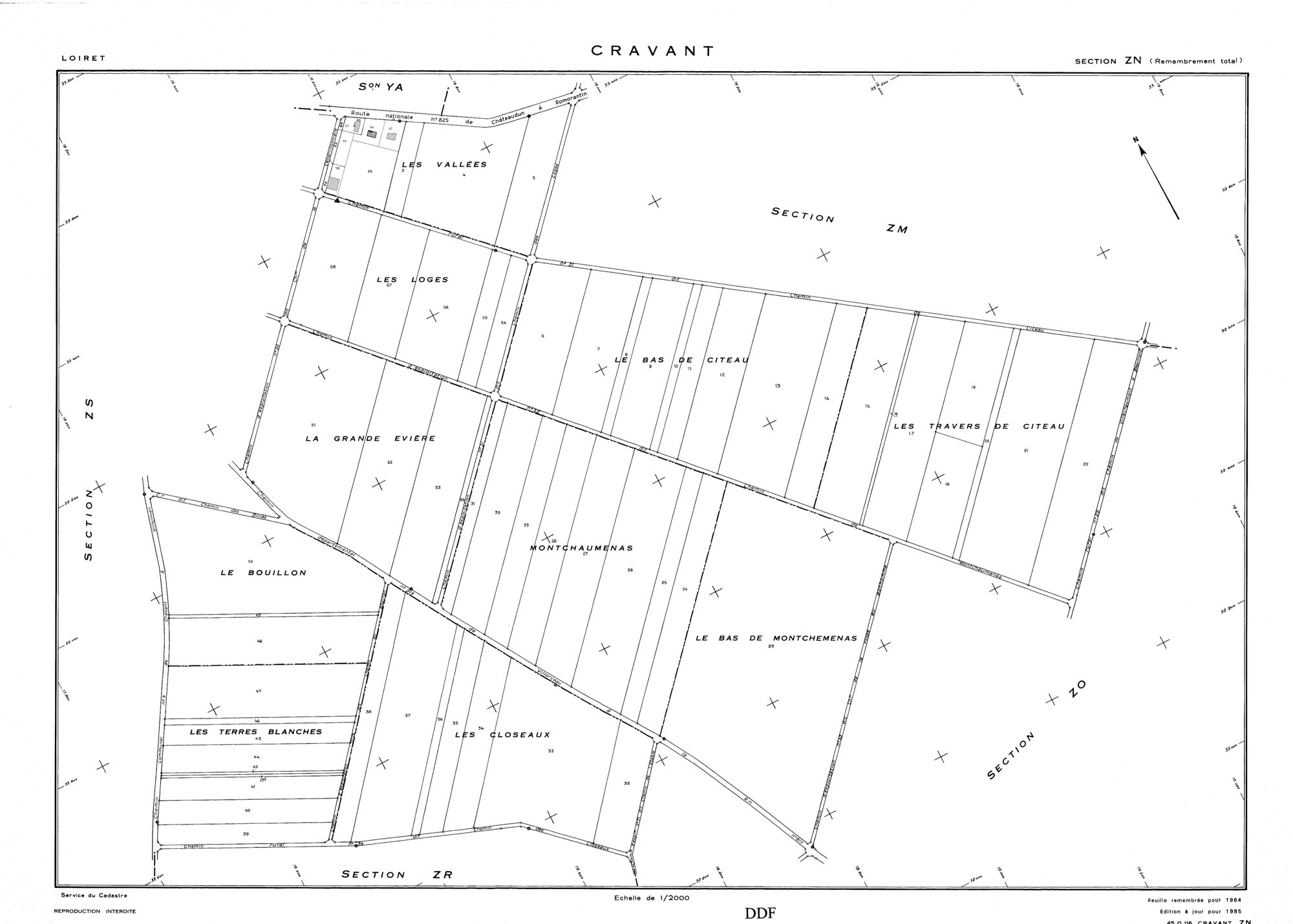 Cravant - Sections