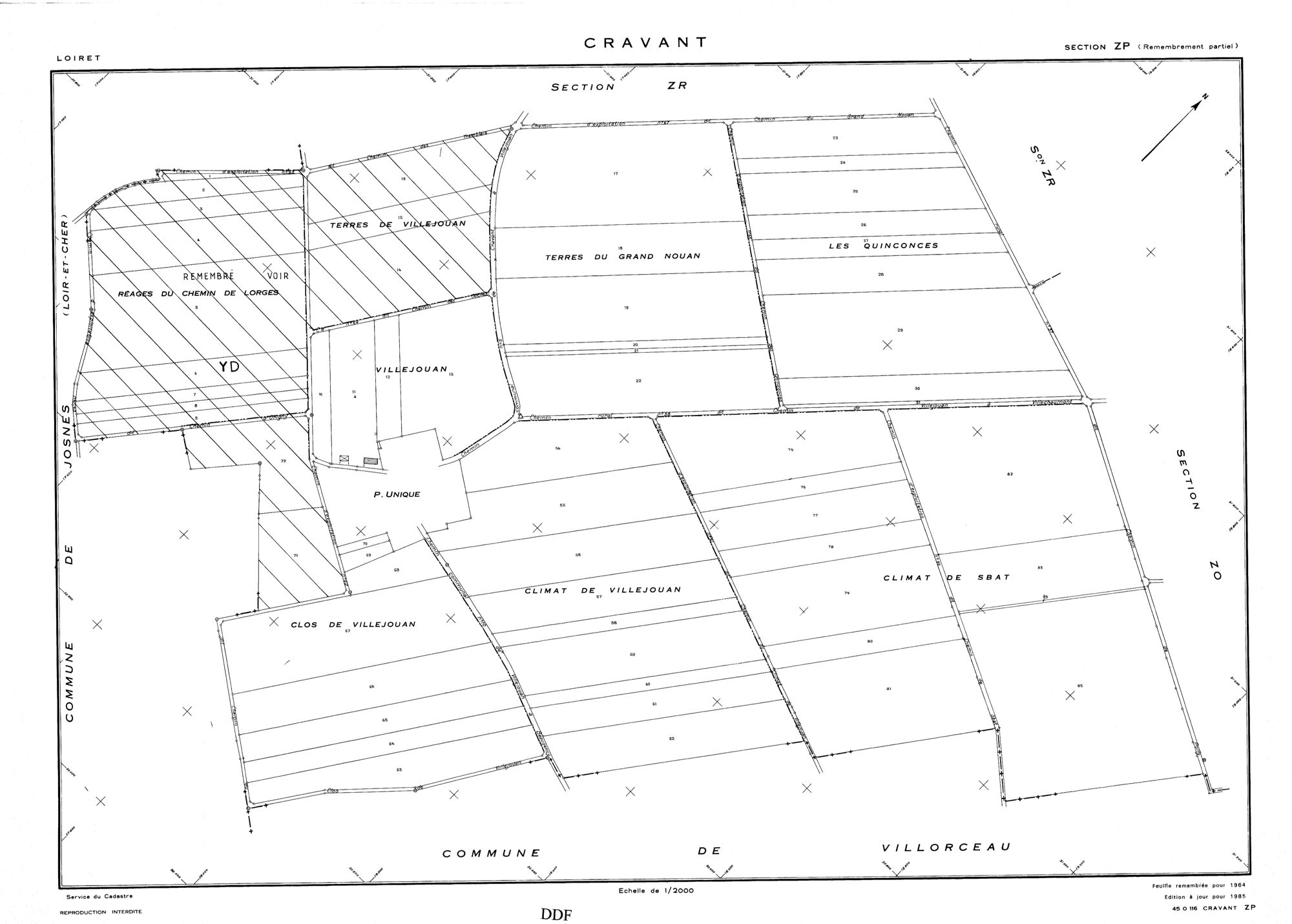 Cravant - Sections