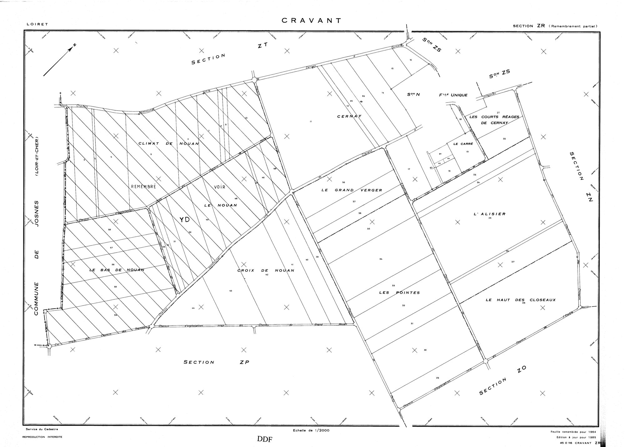 Cravant - Sections