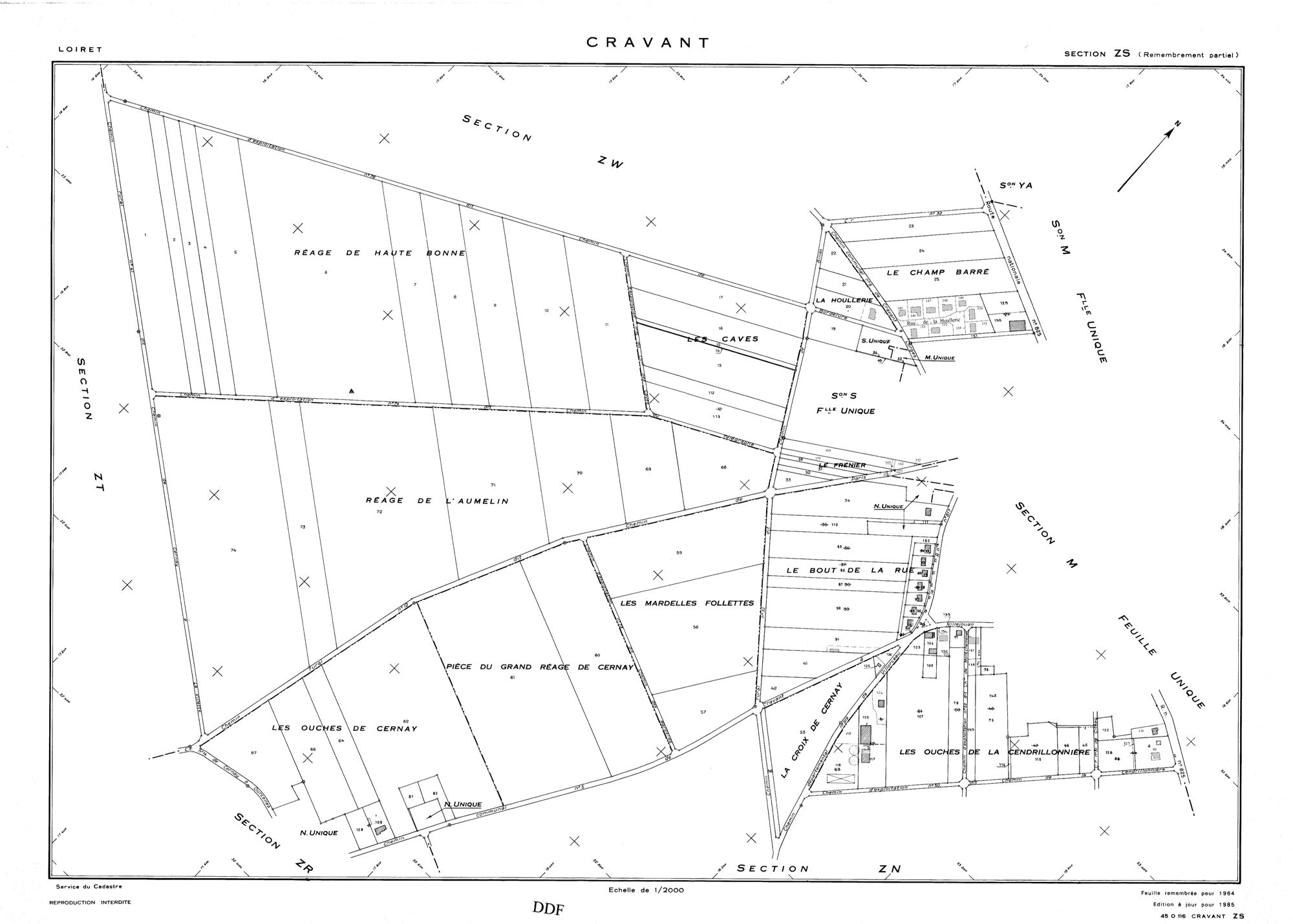 Cravant - Sections
