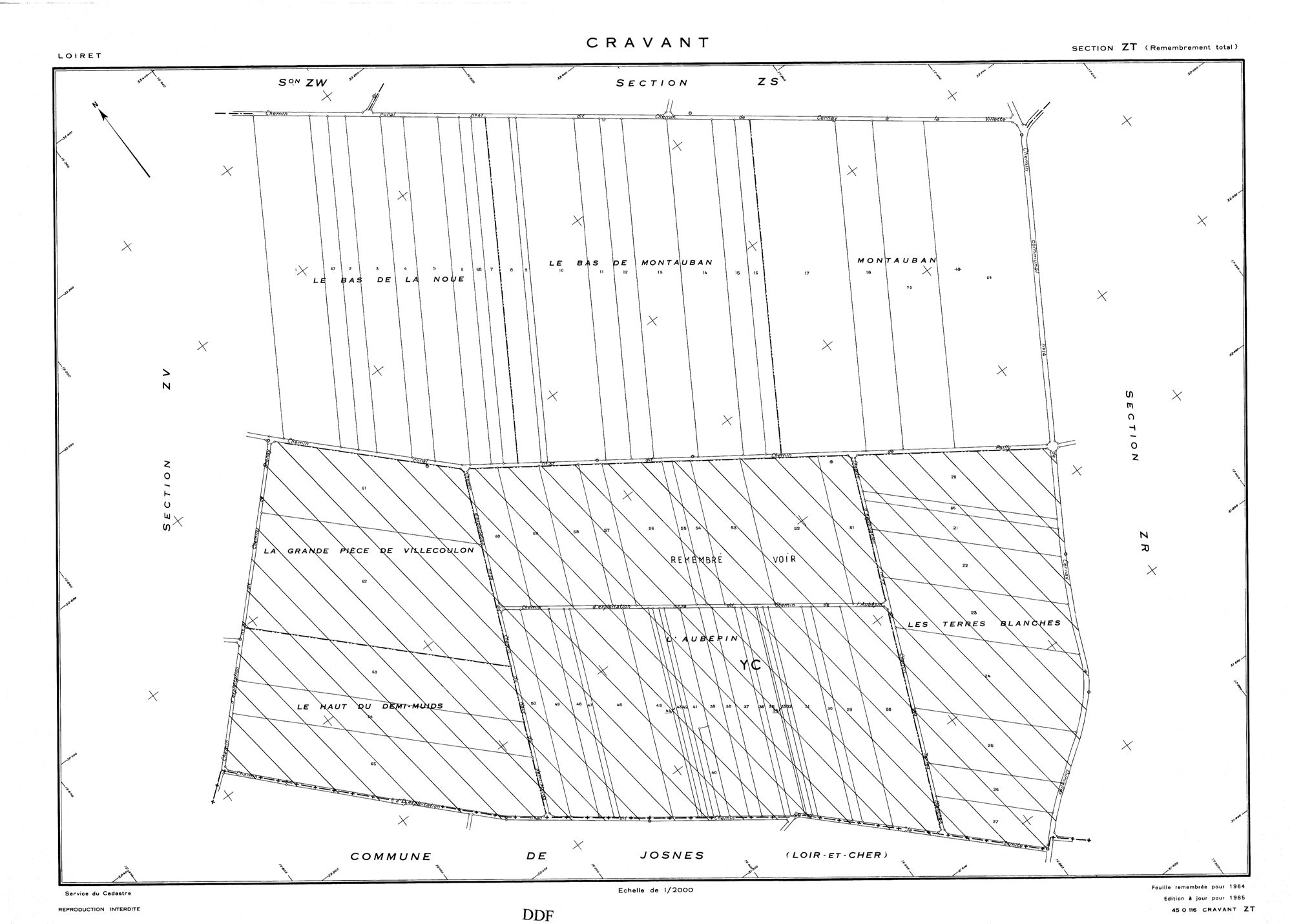 Cravant - Sections