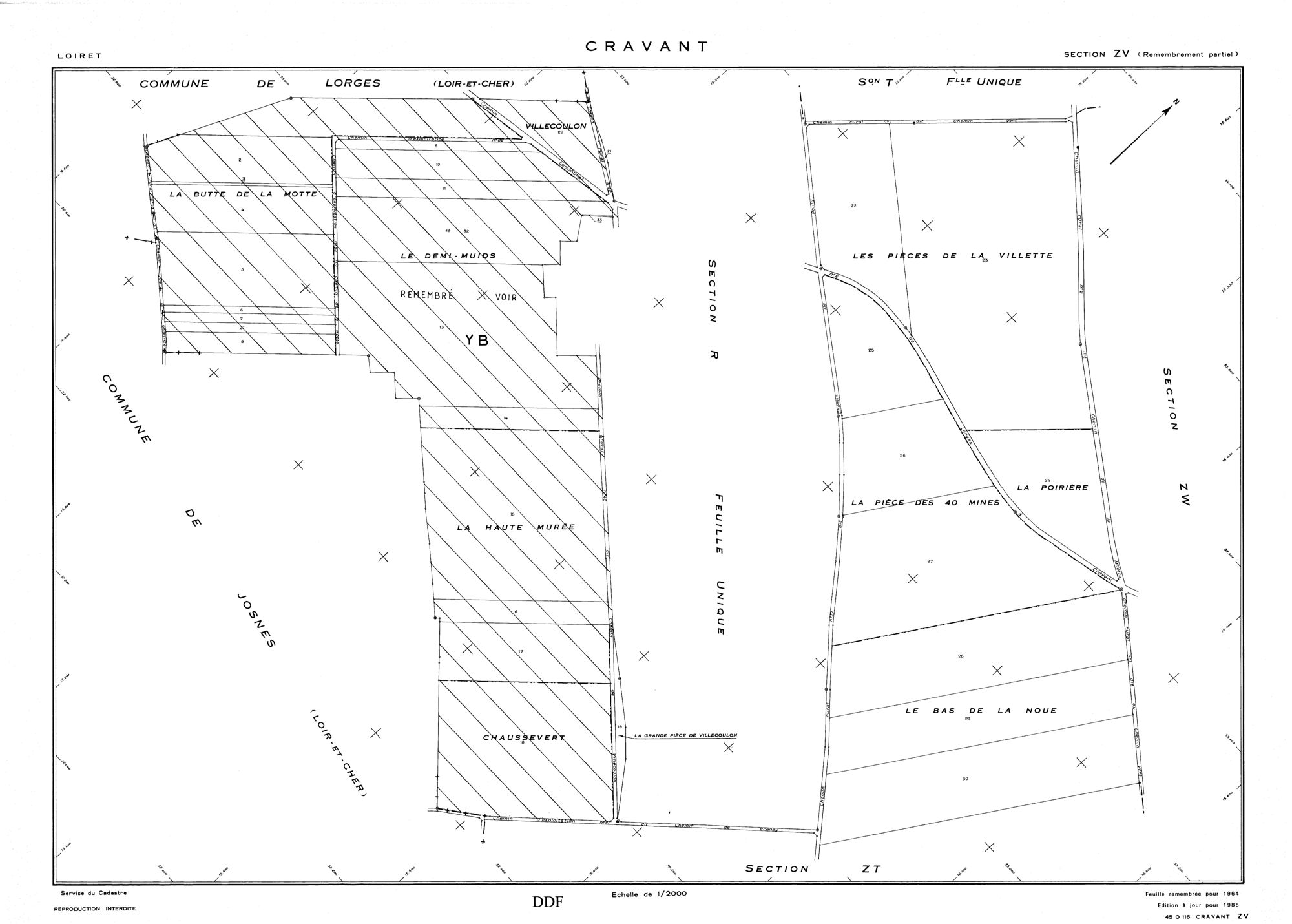 Cravant - Sections