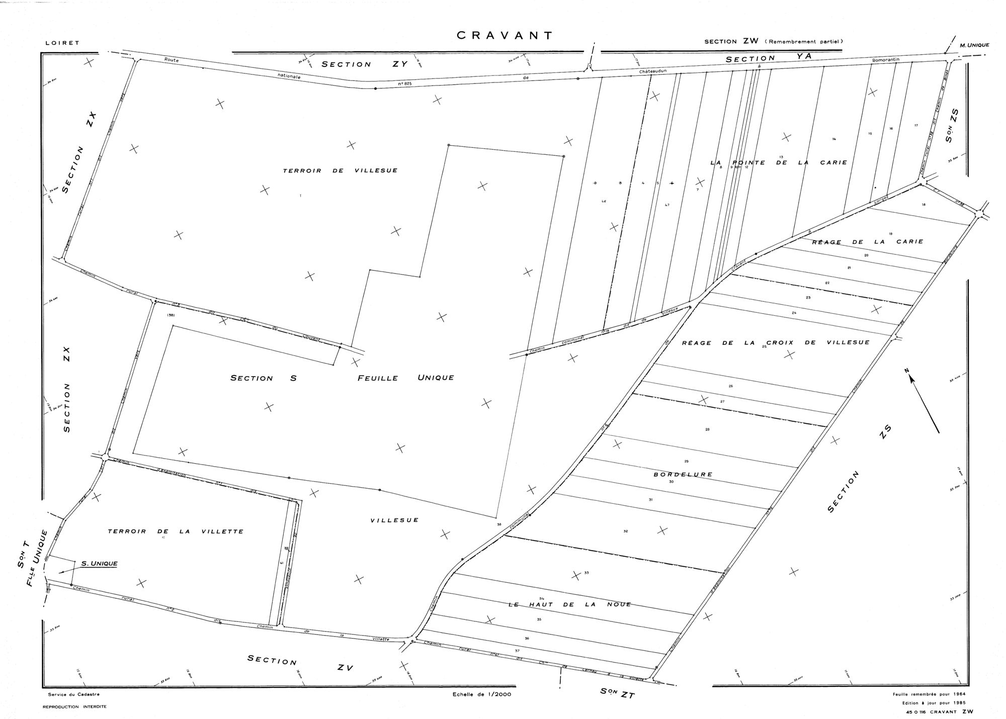 Cravant - Sections