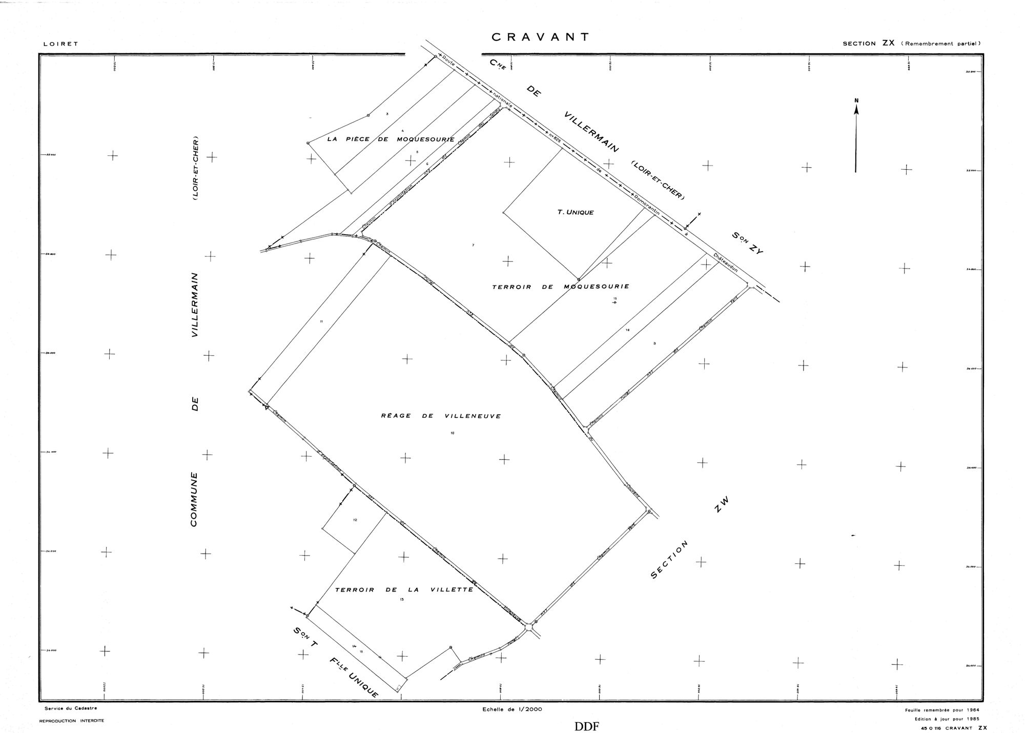 Cravant - Sections