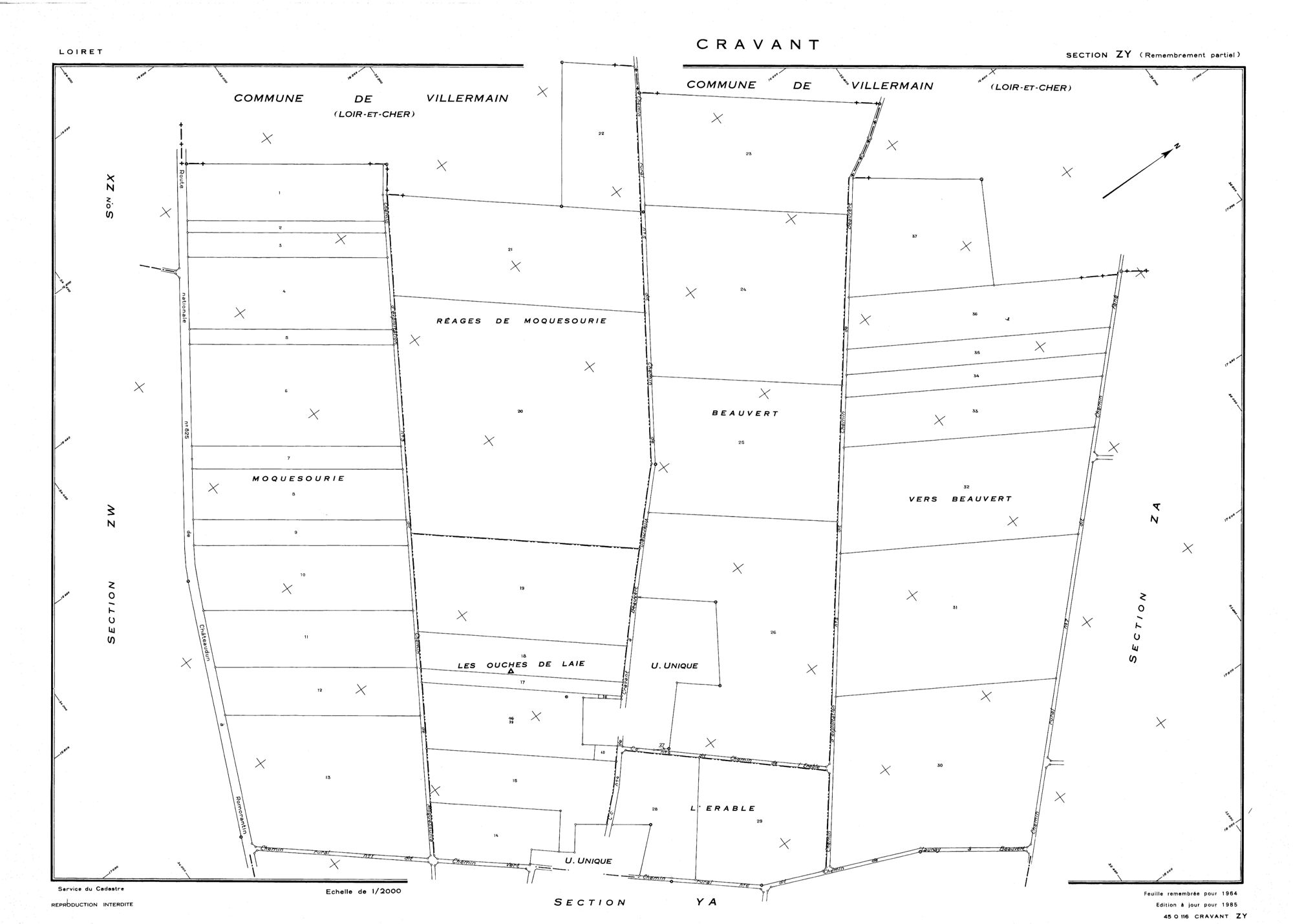 Cravant - Sections