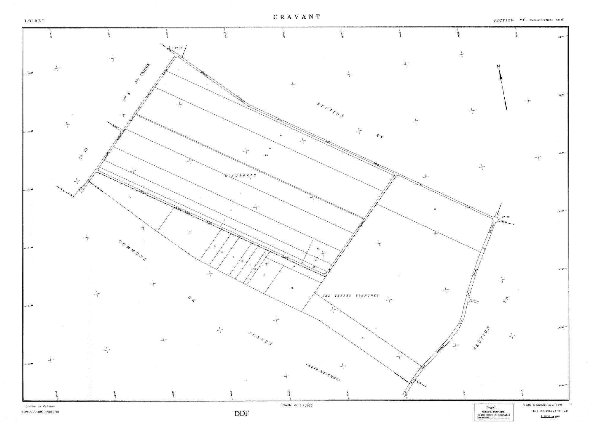 Cravant - Sections