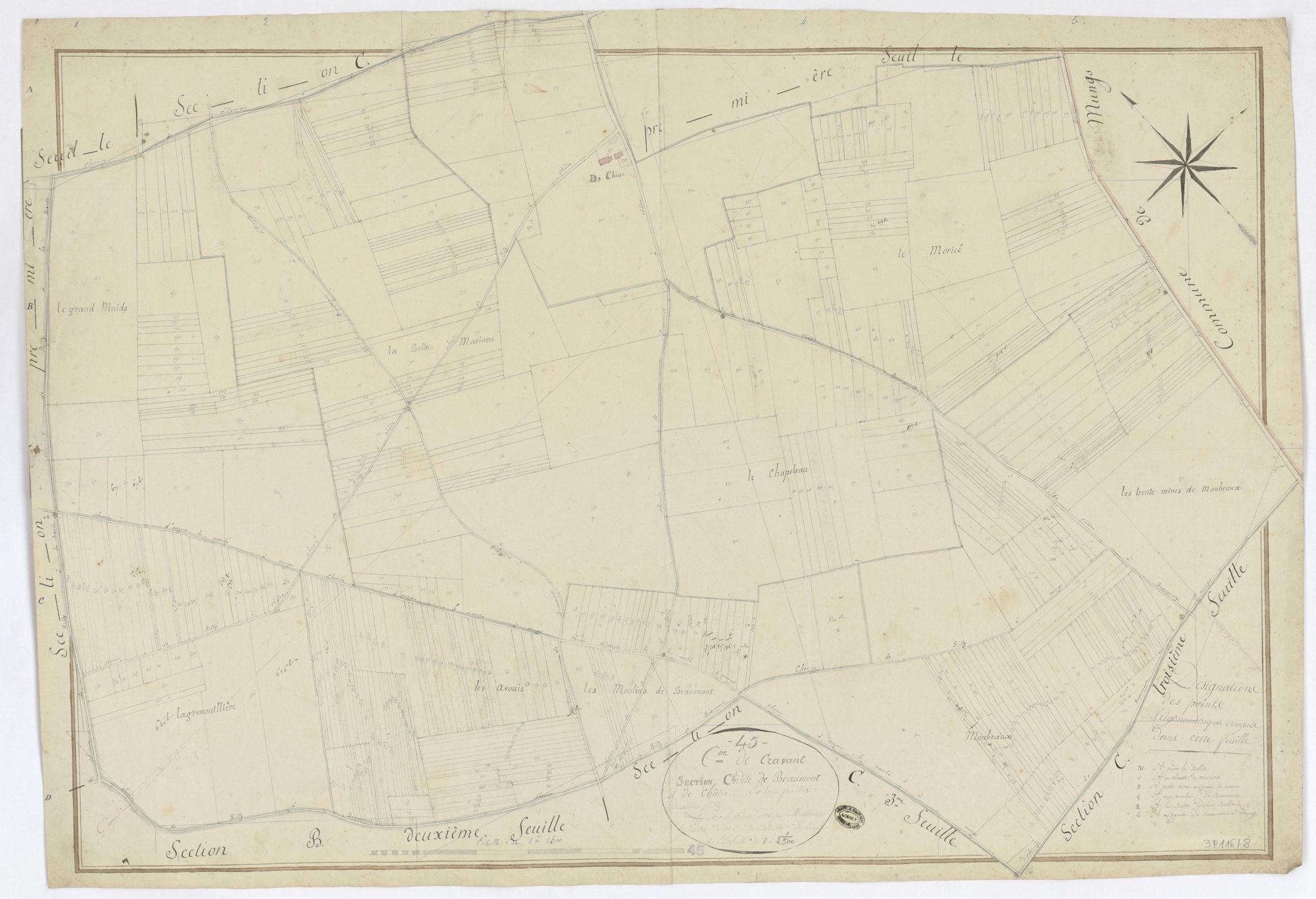 Cravant - Sections