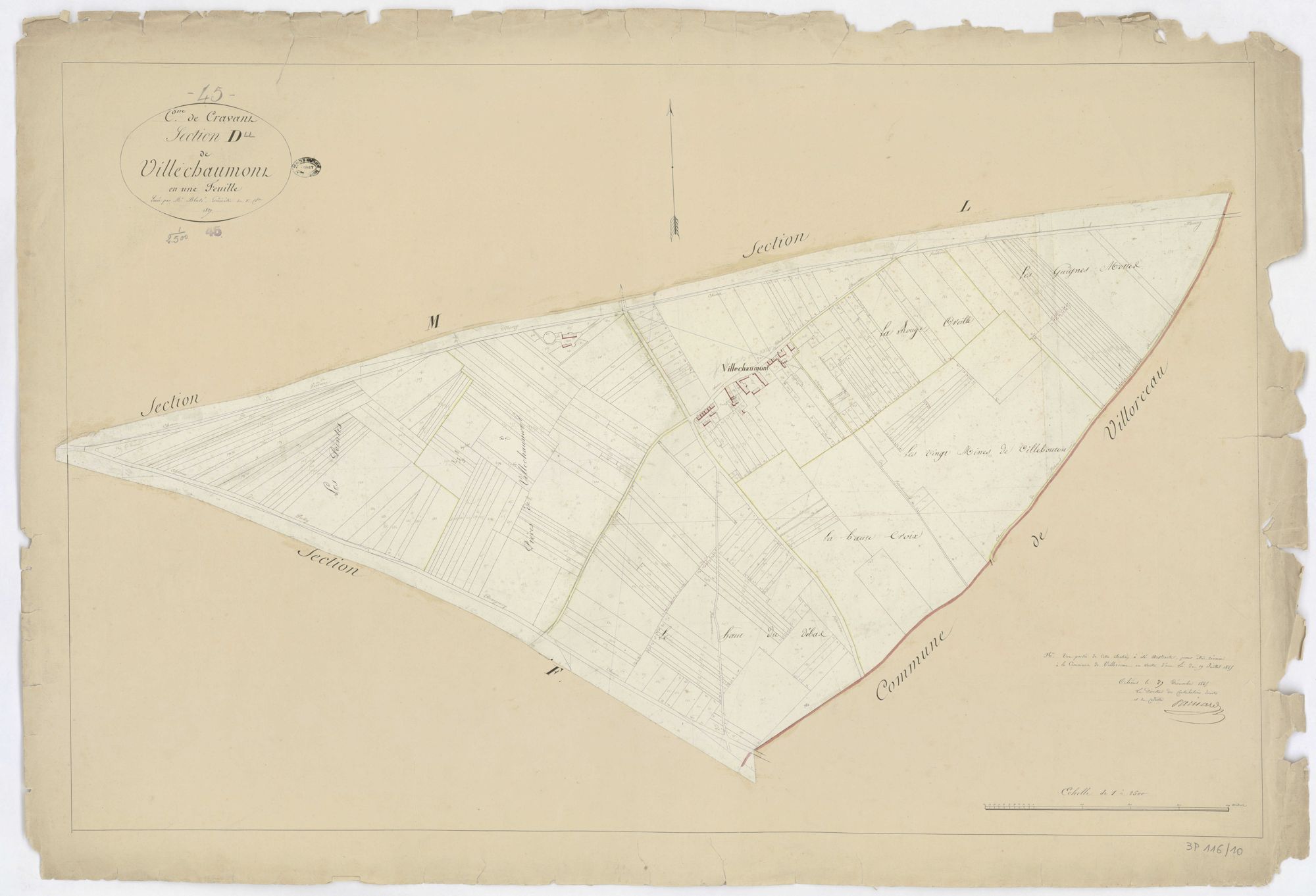Cravant - Sections