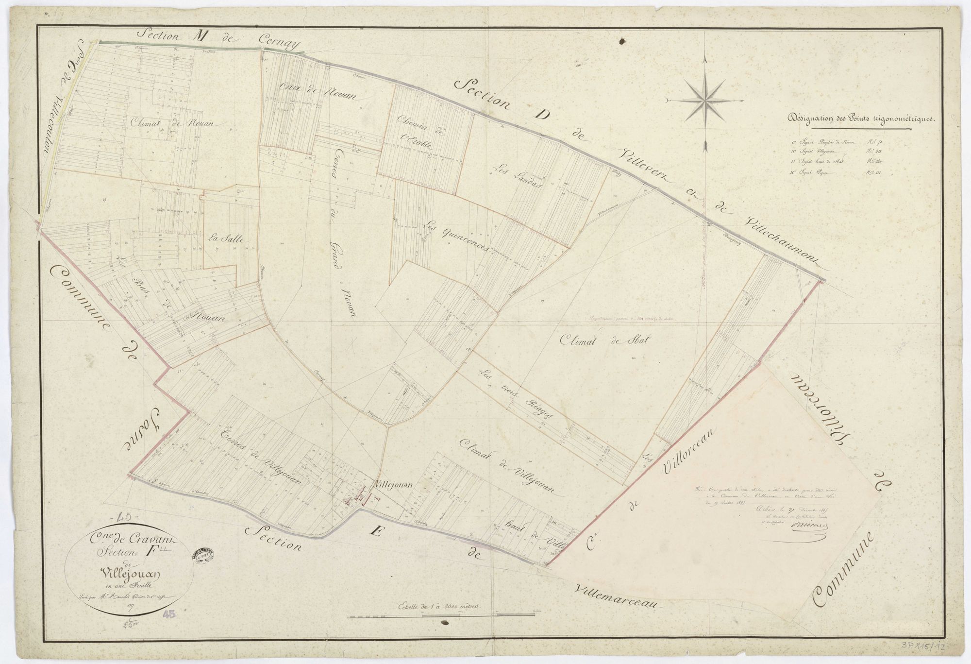 Cravant - Sections