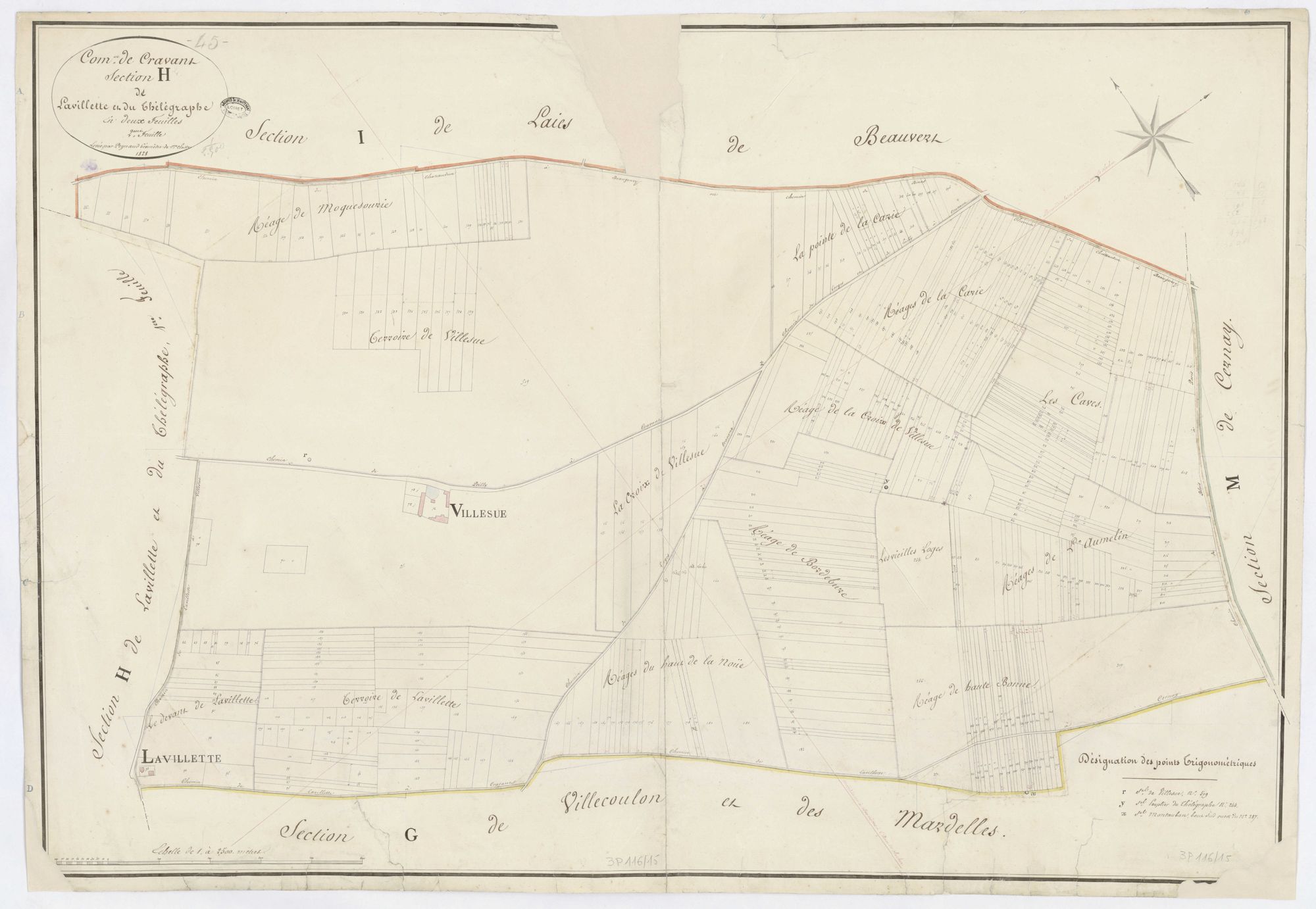 Cravant - Sections