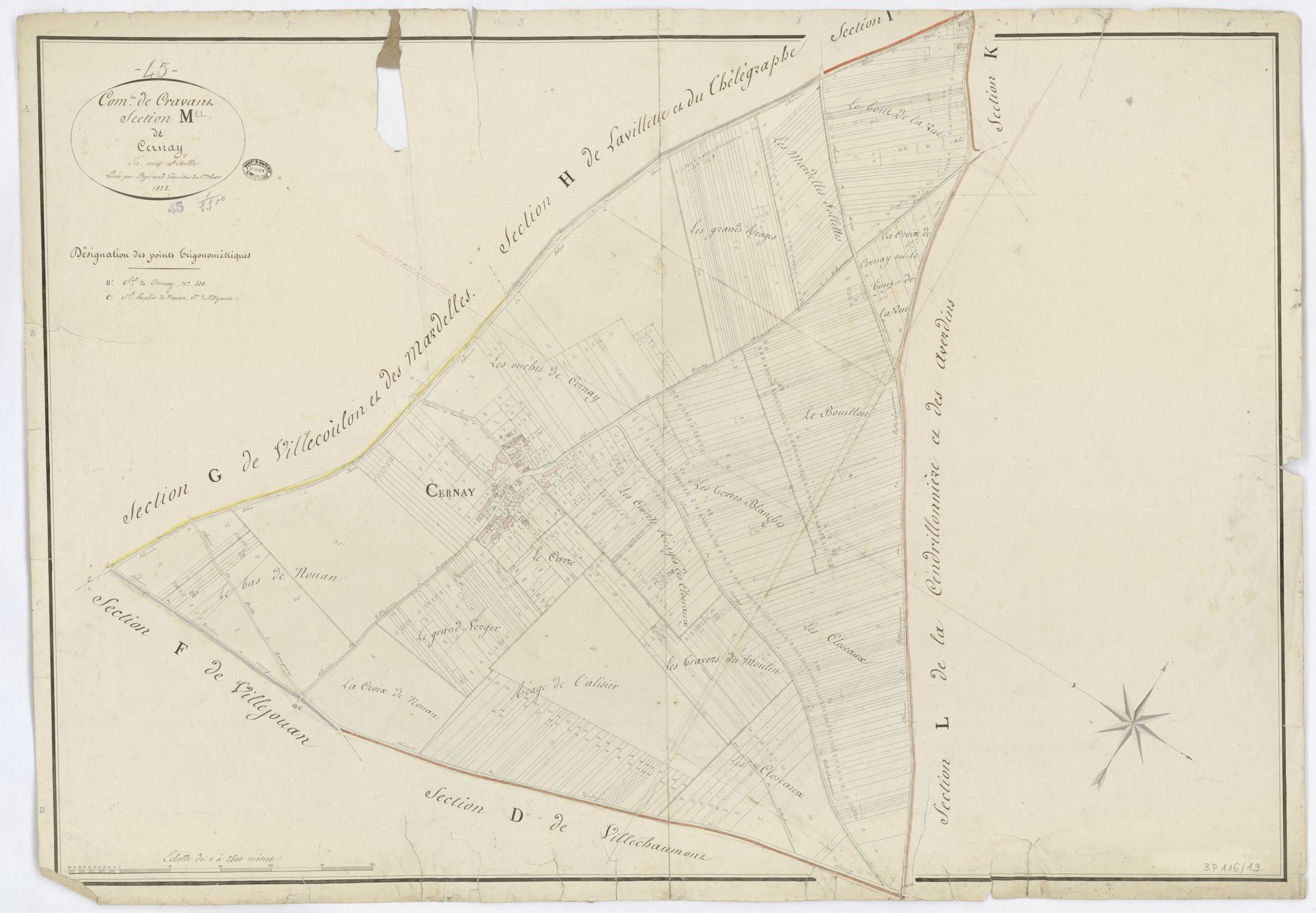 Cravant - Sections