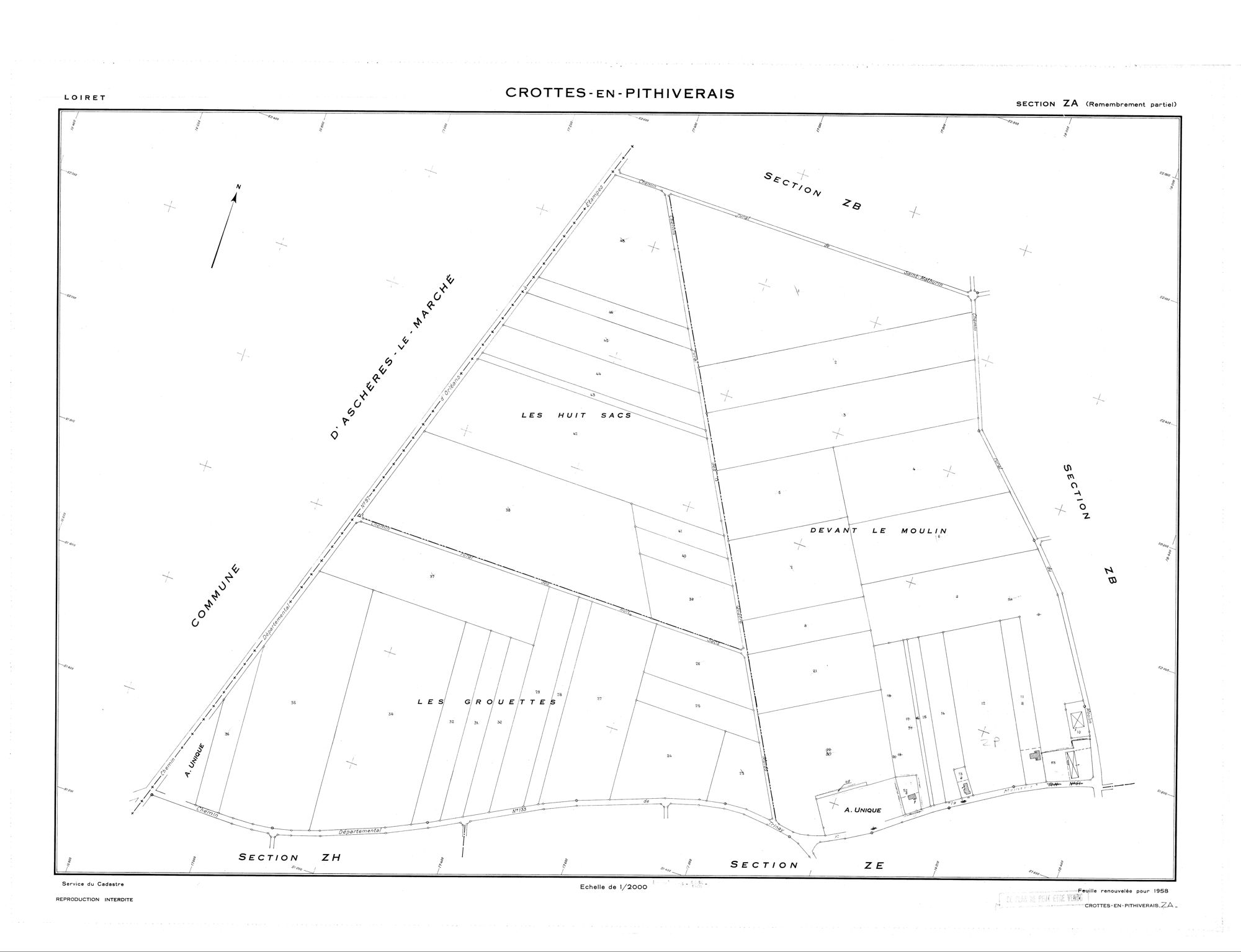 Crottes-en-Pithiverais - Sections