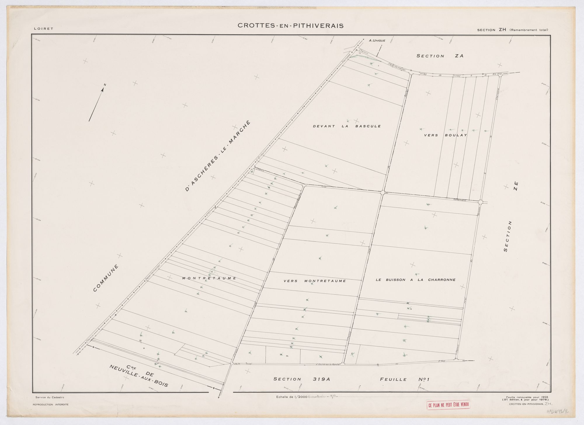 Crottes-en-Pithiverais - Sections