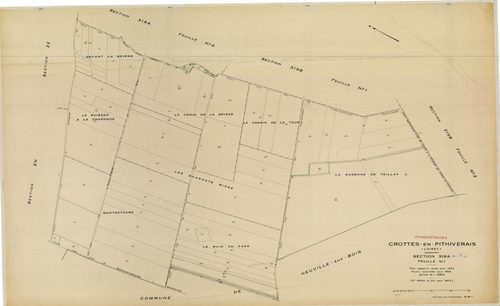 Crottes-en-Pithiverais - Sections