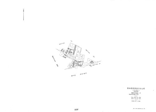 Dadonville - Sections