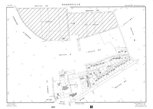 Dadonville - Sections