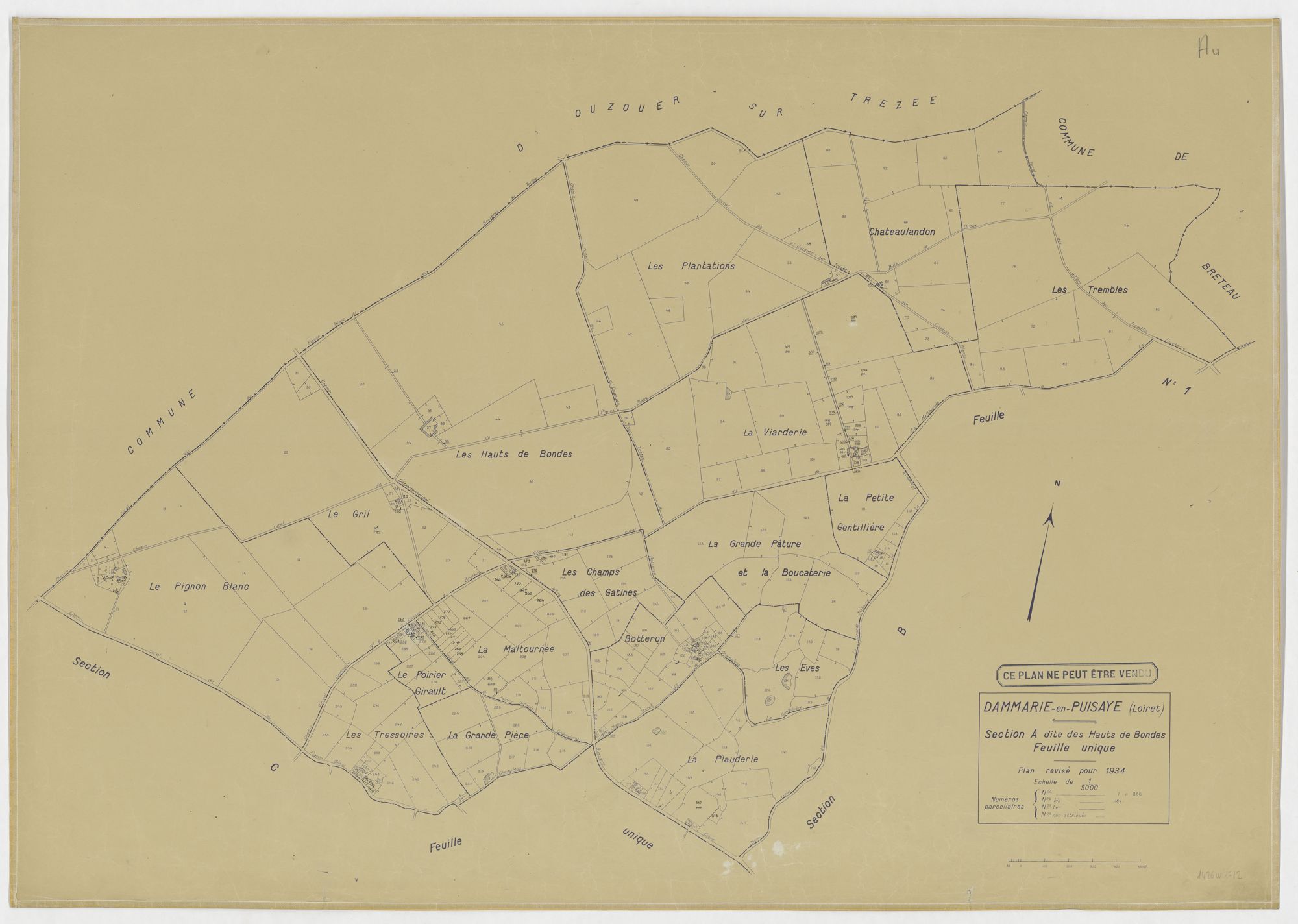 Dammarie-en-Puisaye - Sections