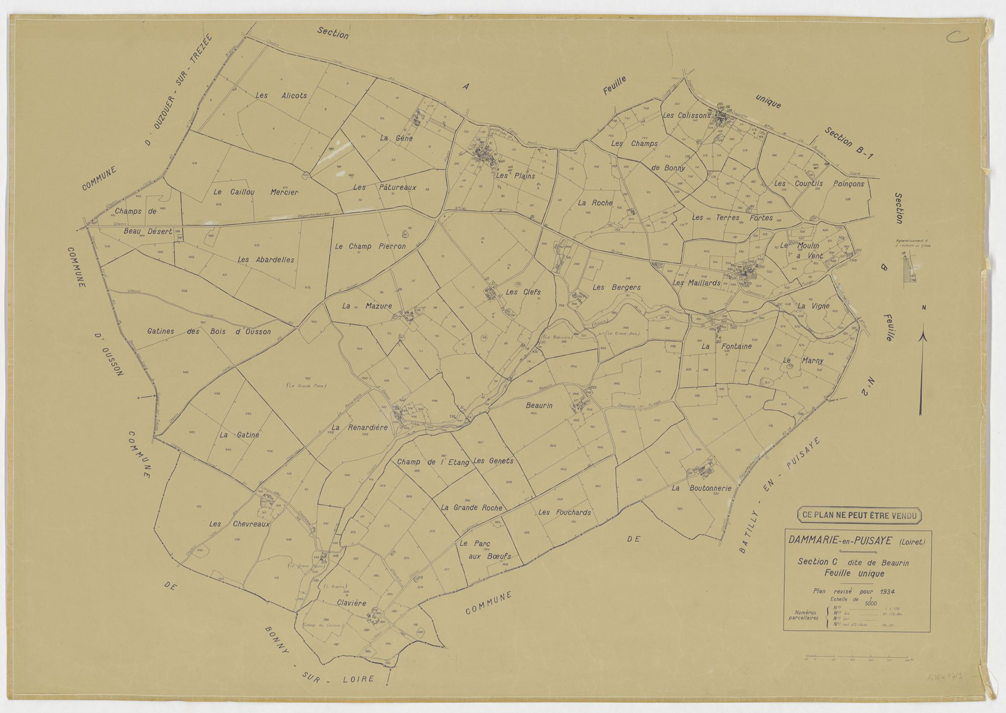 Dammarie-en-Puisaye - Sections