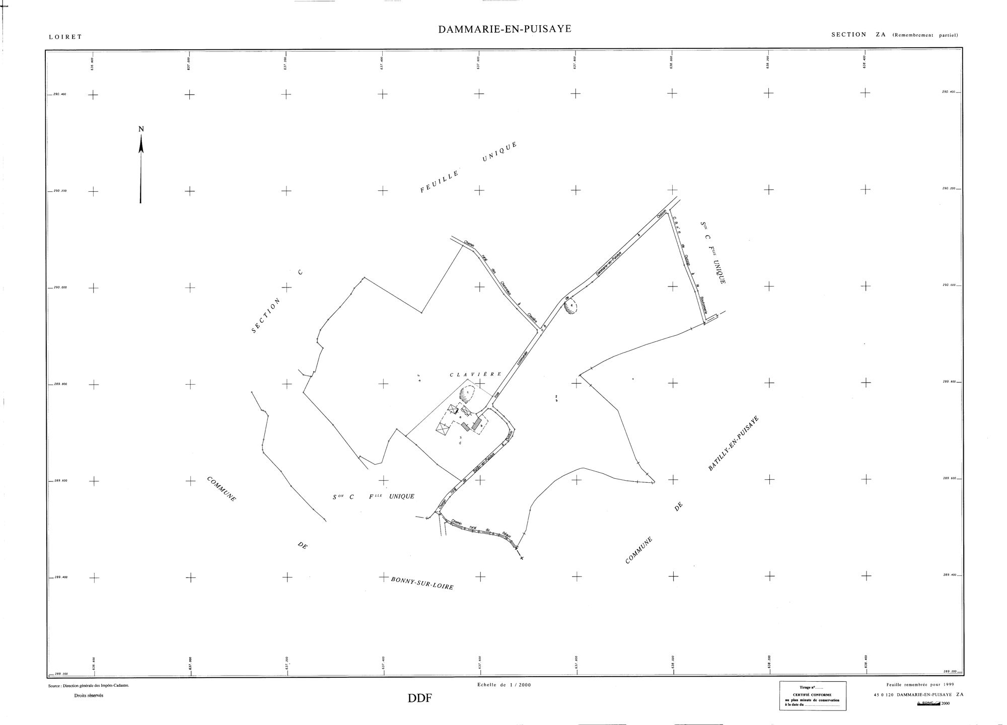 Dammarie-en-Puisaye - Sections
