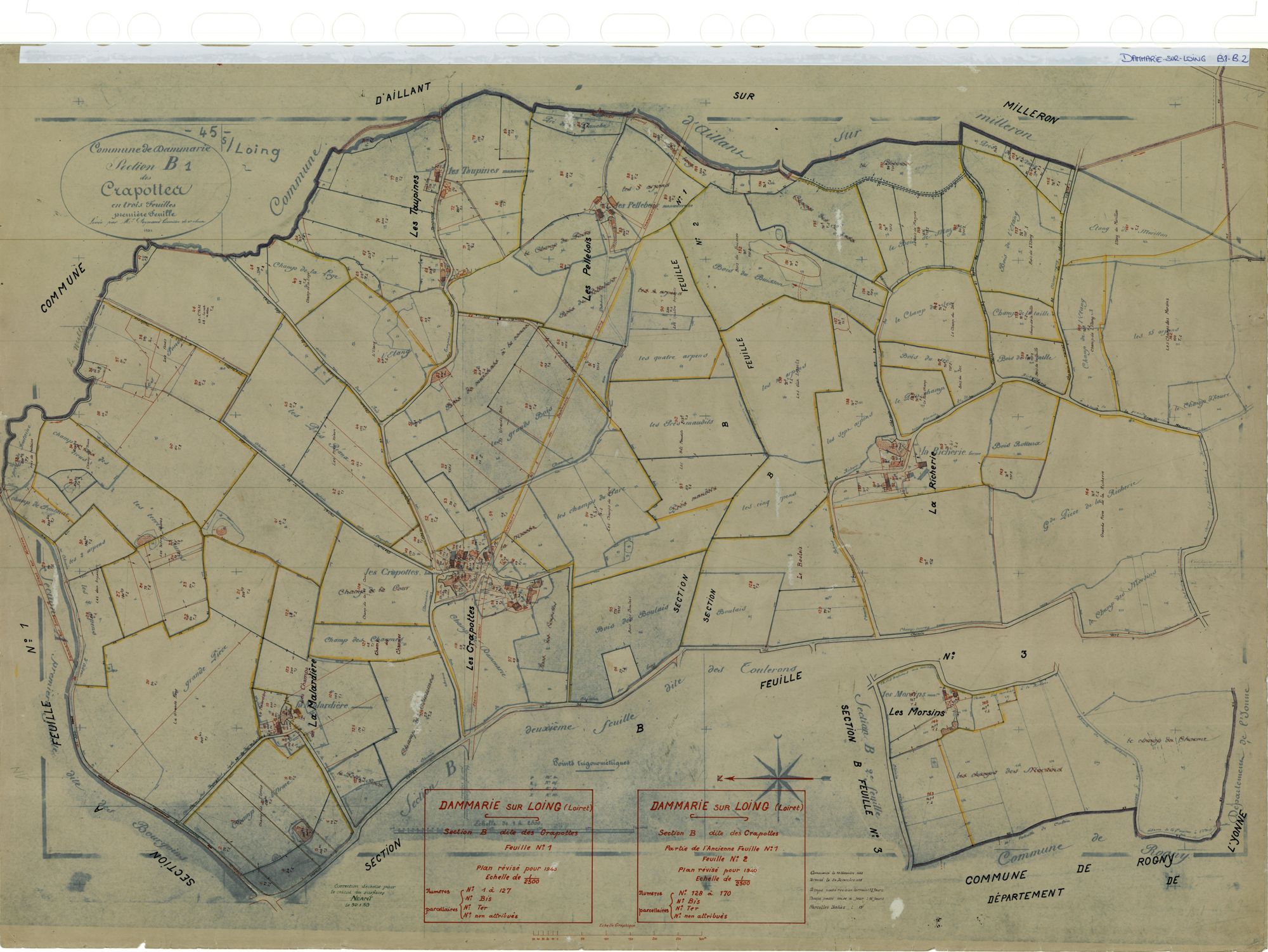 Dammarie-sur-Loing - Sections