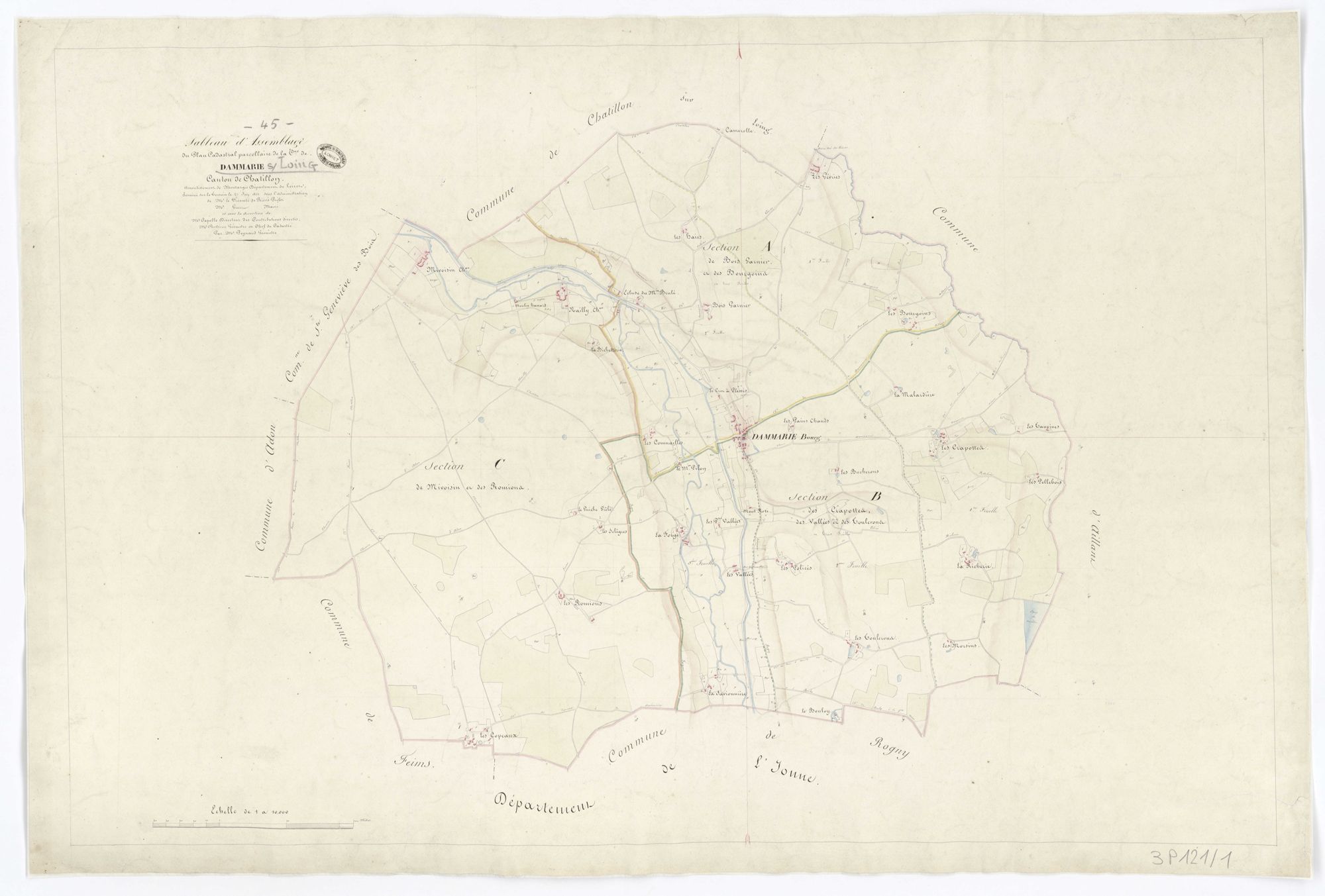 Dammarie-sur-Loing - Tableau d'assemblage