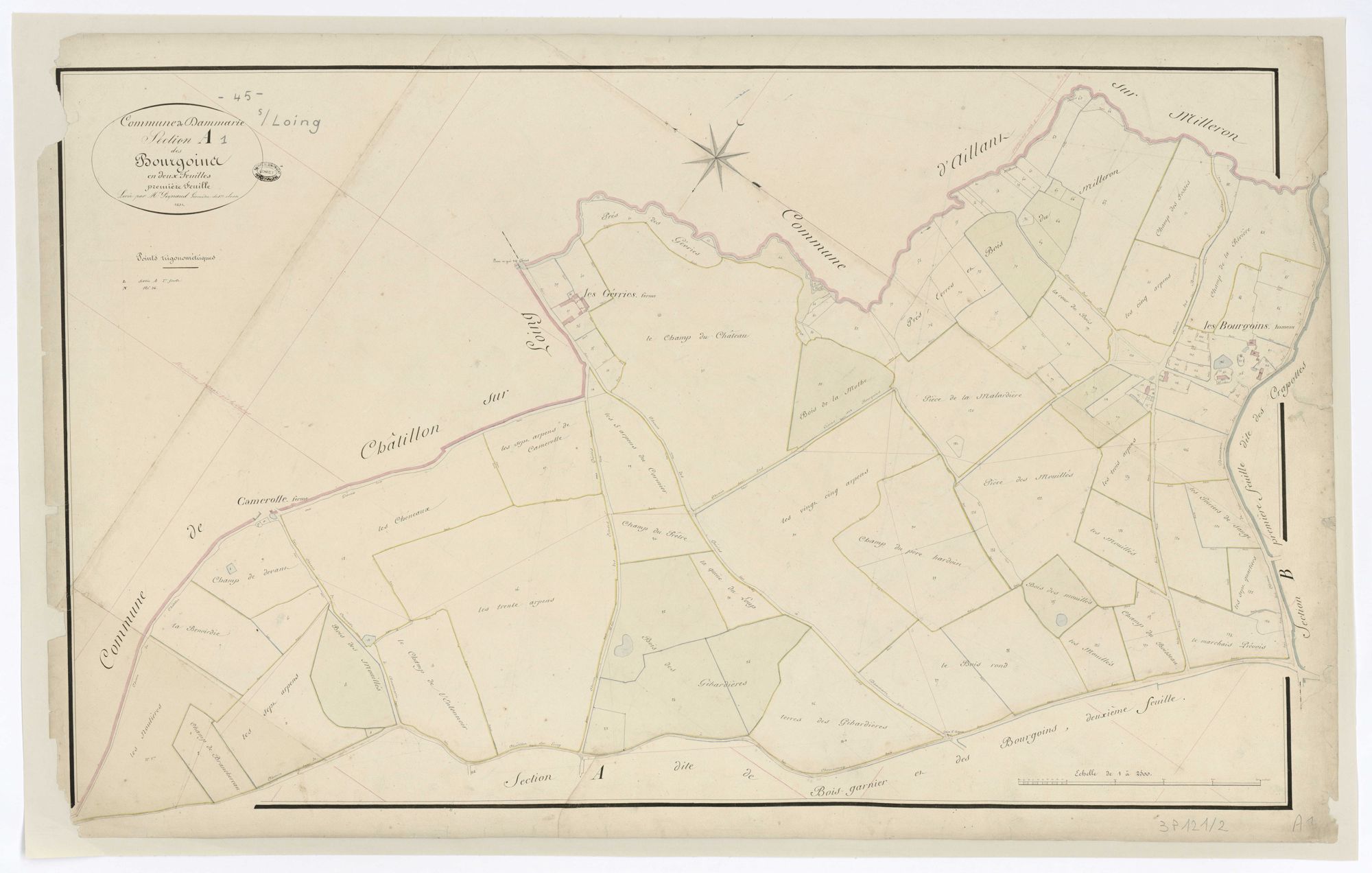 Dammarie-sur-Loing - Sections