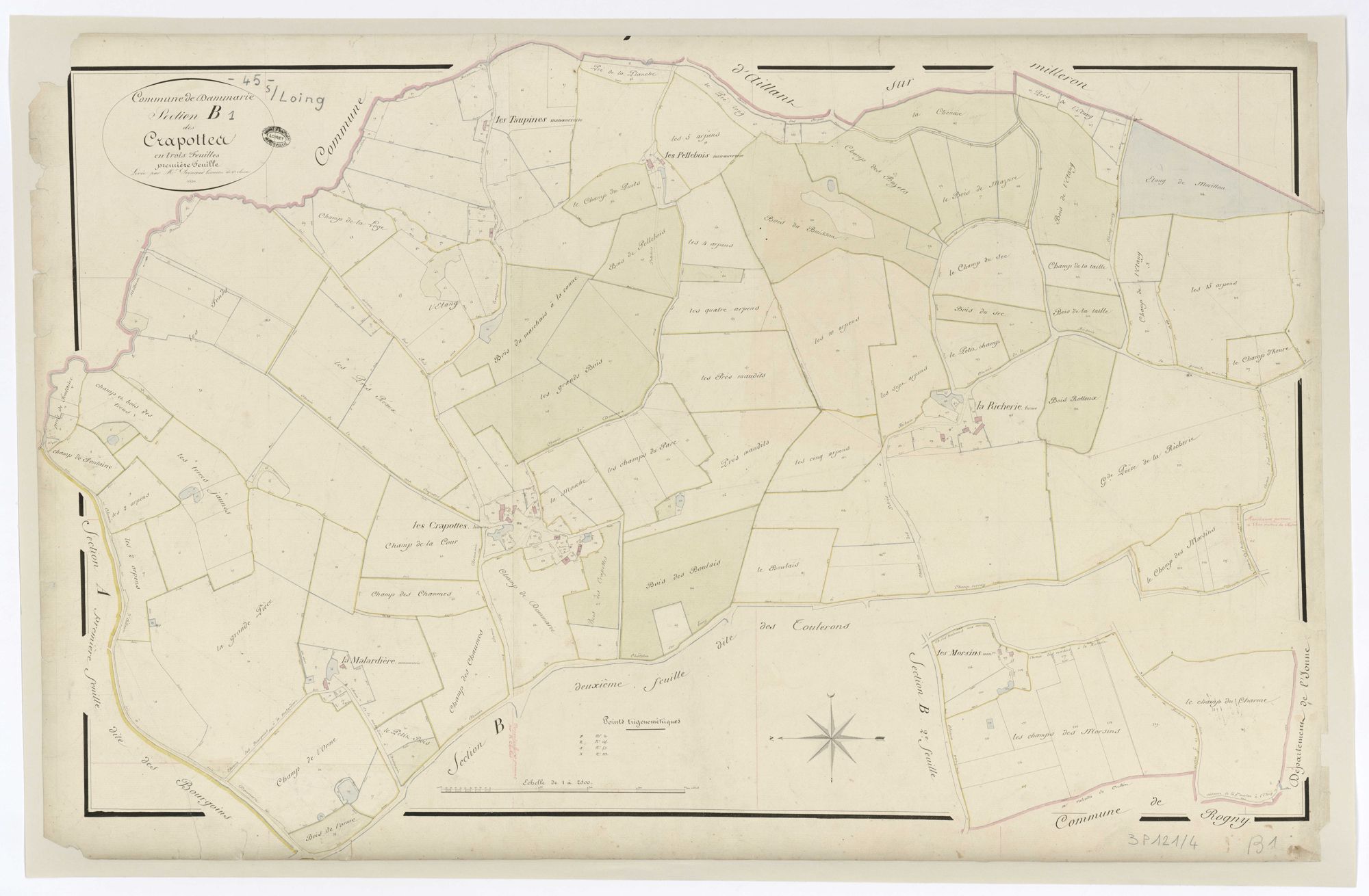 Dammarie-sur-Loing - Sections