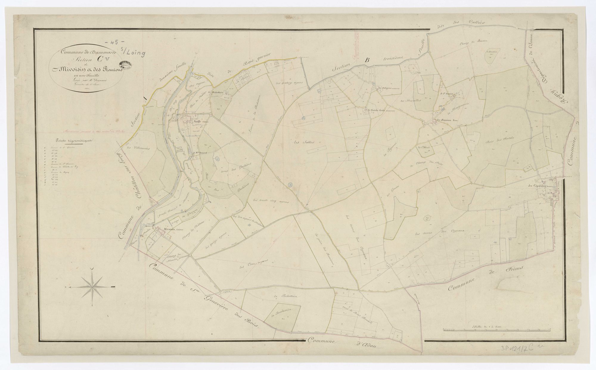 Dammarie-sur-Loing - Sections