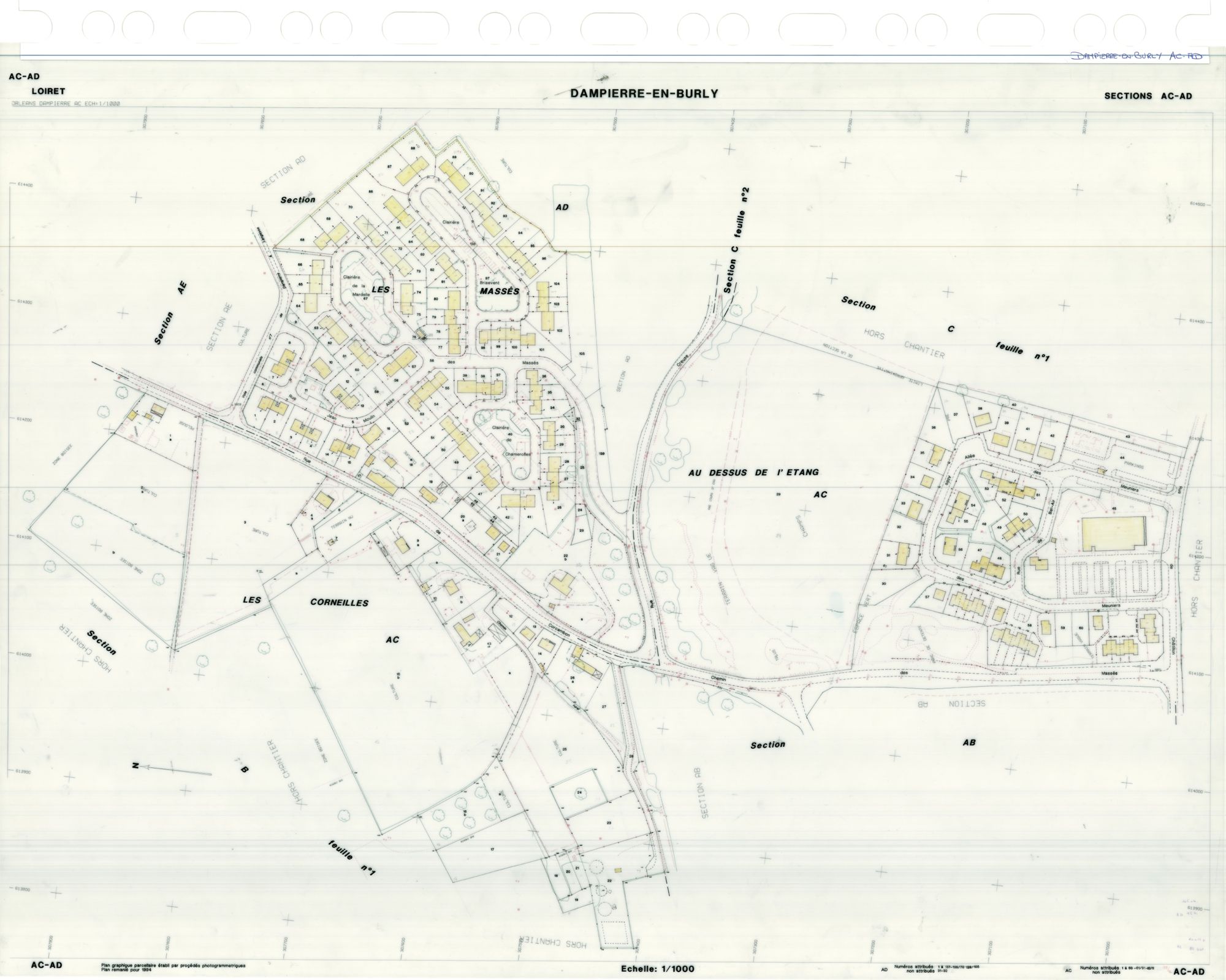 Dampierre-en-Burly - Sections