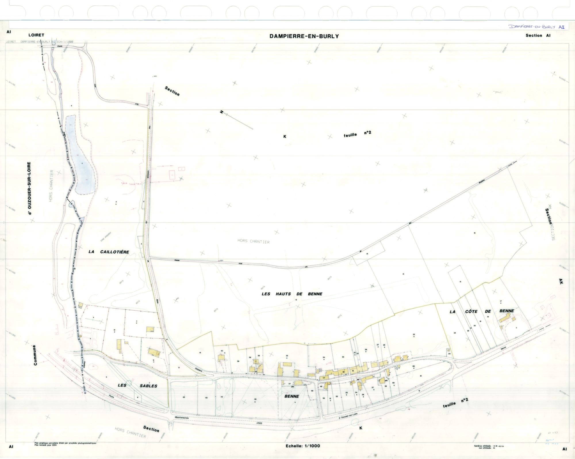 Dampierre-en-Burly - Sections