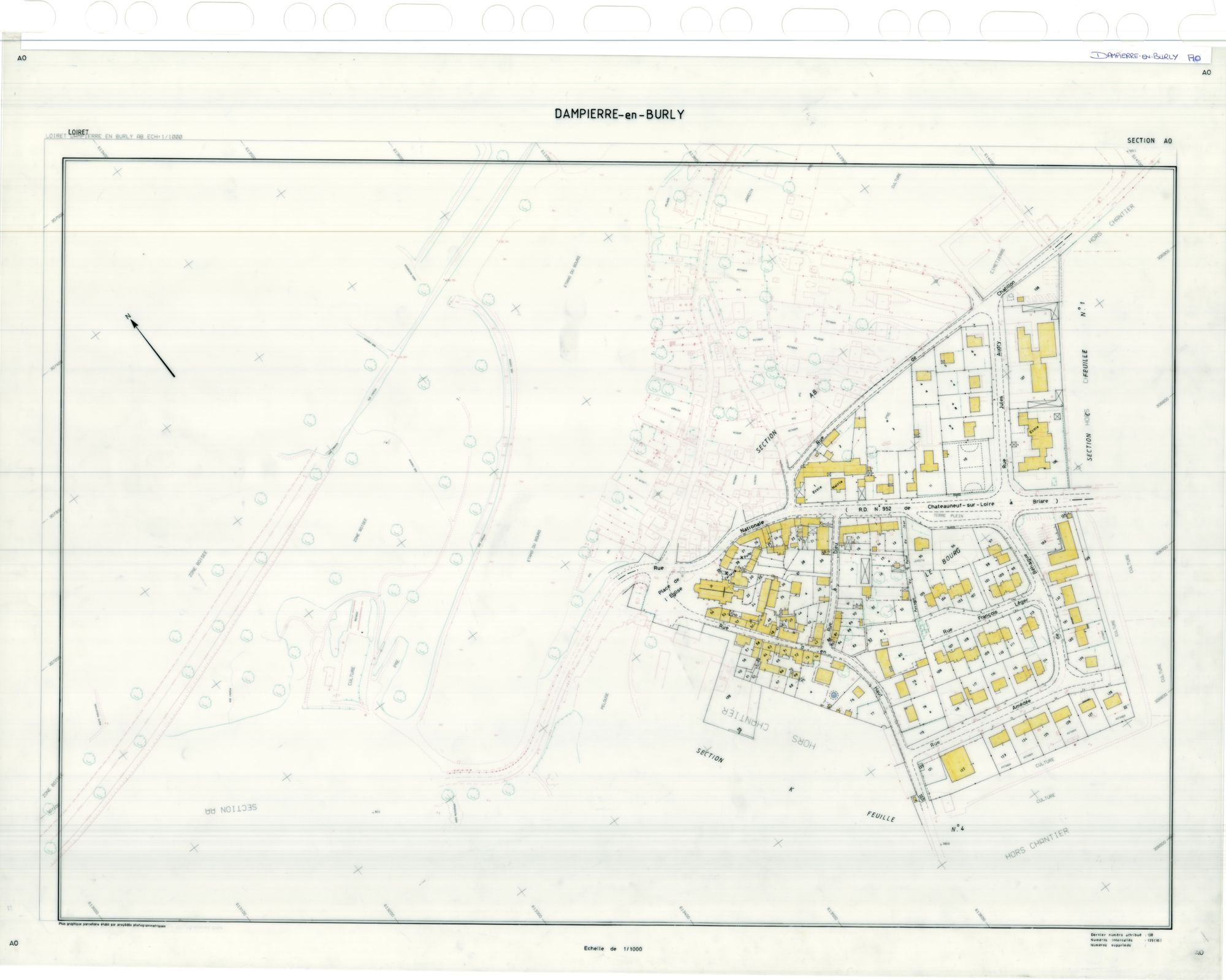 Dampierre-en-Burly - Sections