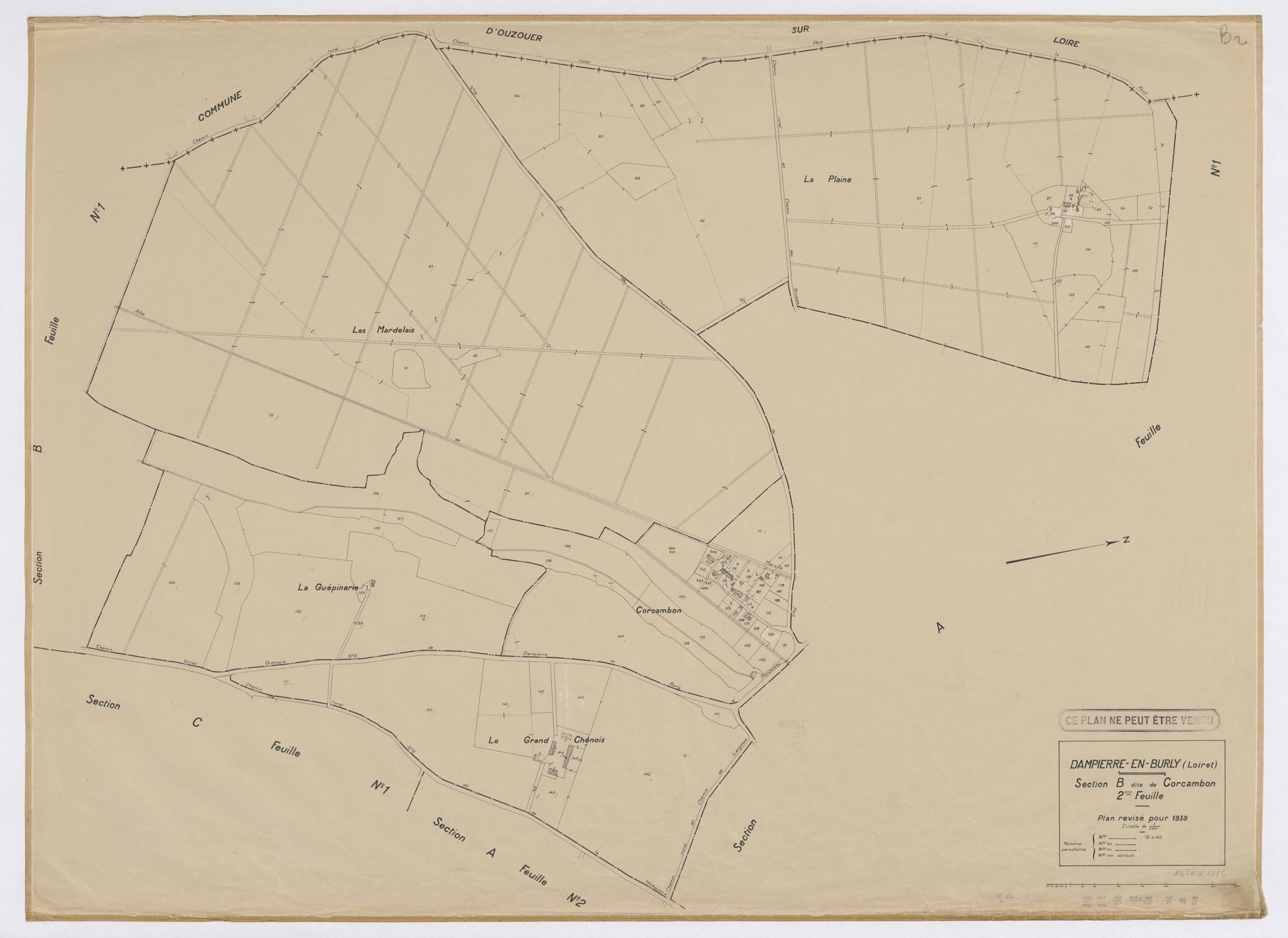 Dampierre-en-Burly - Sections