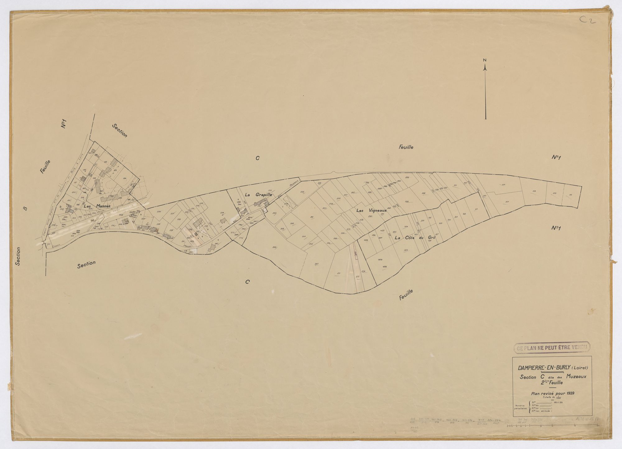 Dampierre-en-Burly - Sections