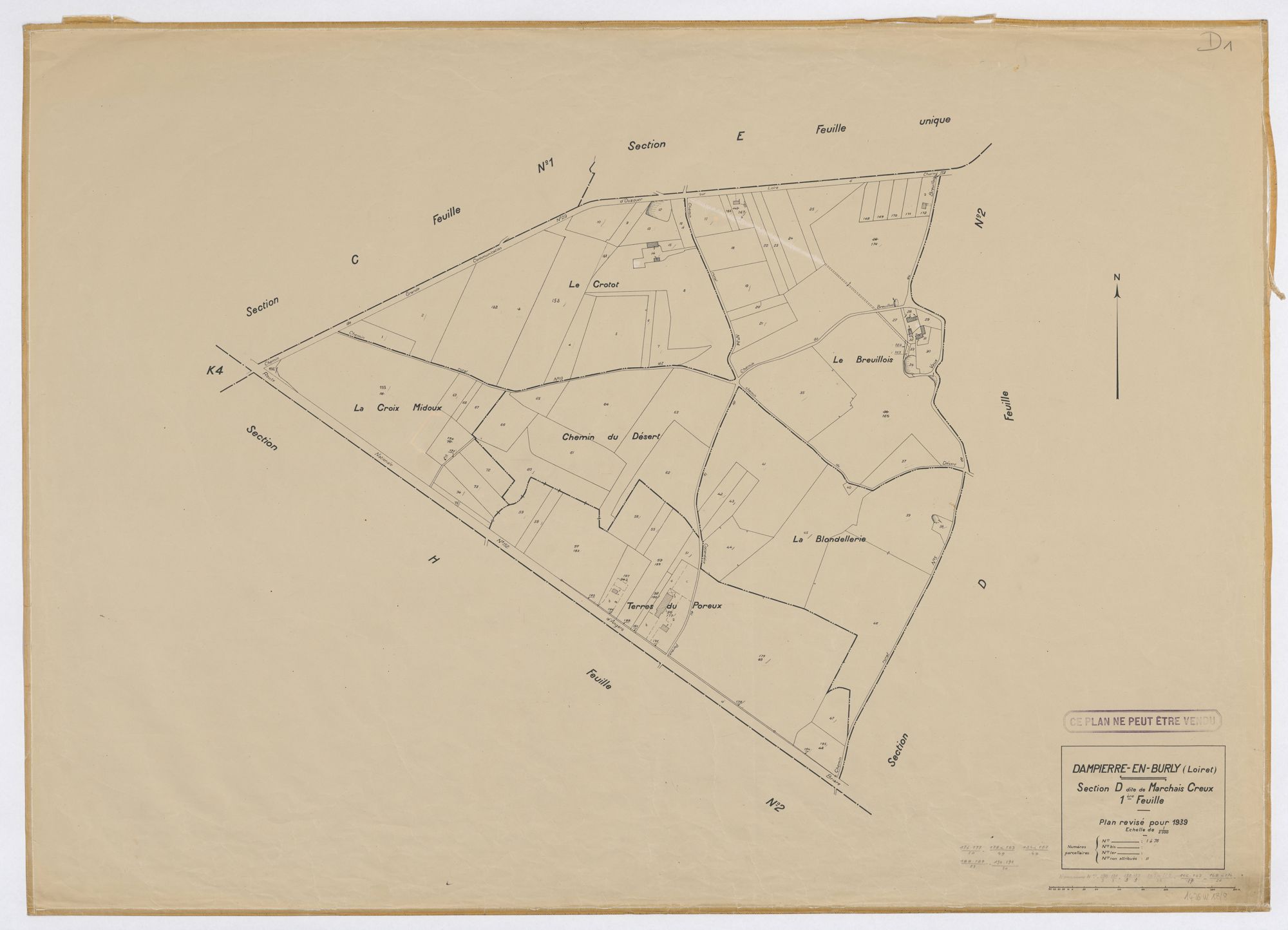 Dampierre-en-Burly - Sections