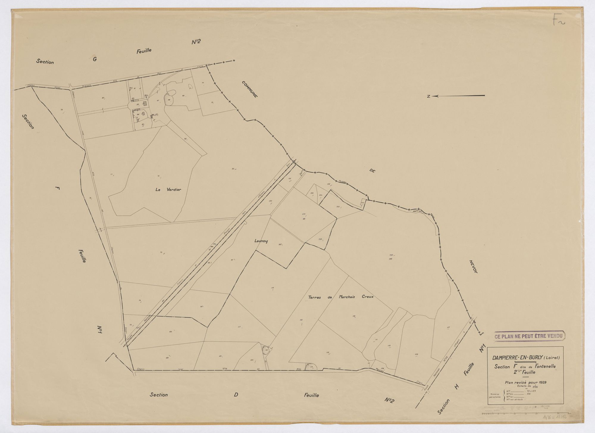 Dampierre-en-Burly - Sections