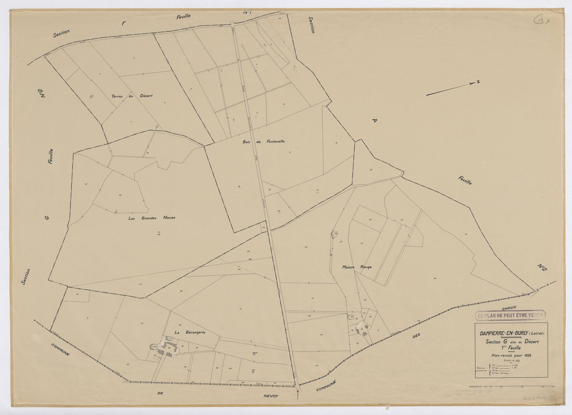 Dampierre-en-Burly - Sections