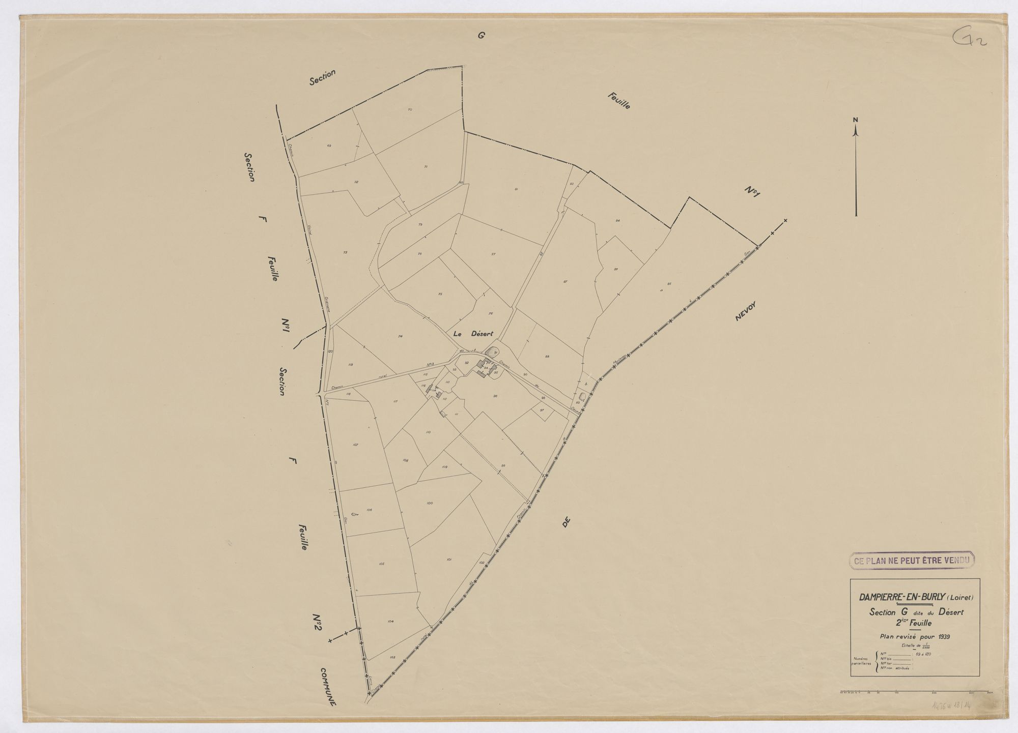 Dampierre-en-Burly - Sections