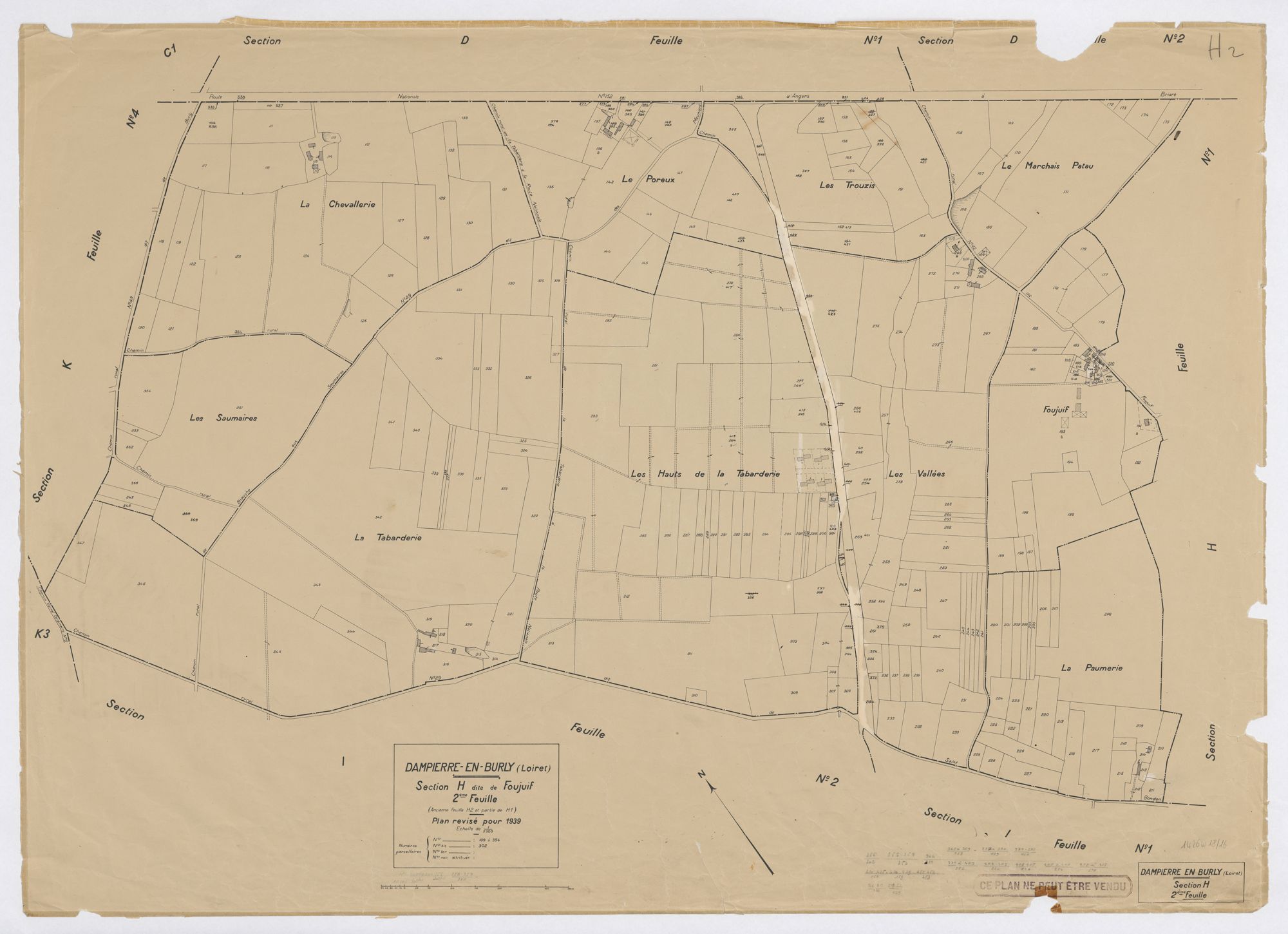 Dampierre-en-Burly - Sections