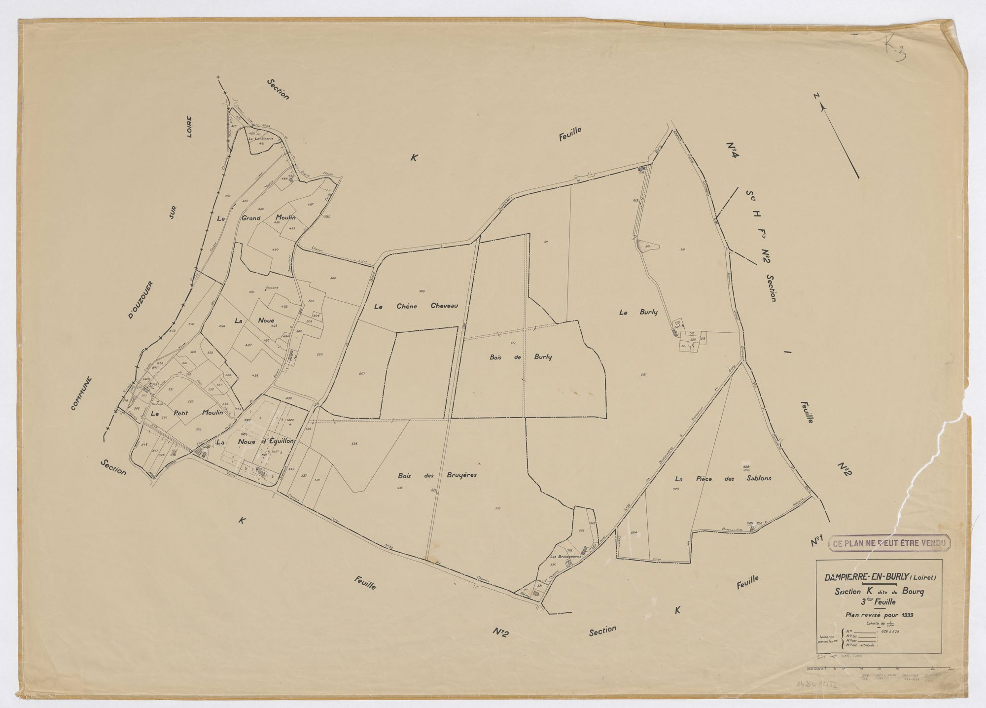 Dampierre-en-Burly - Sections