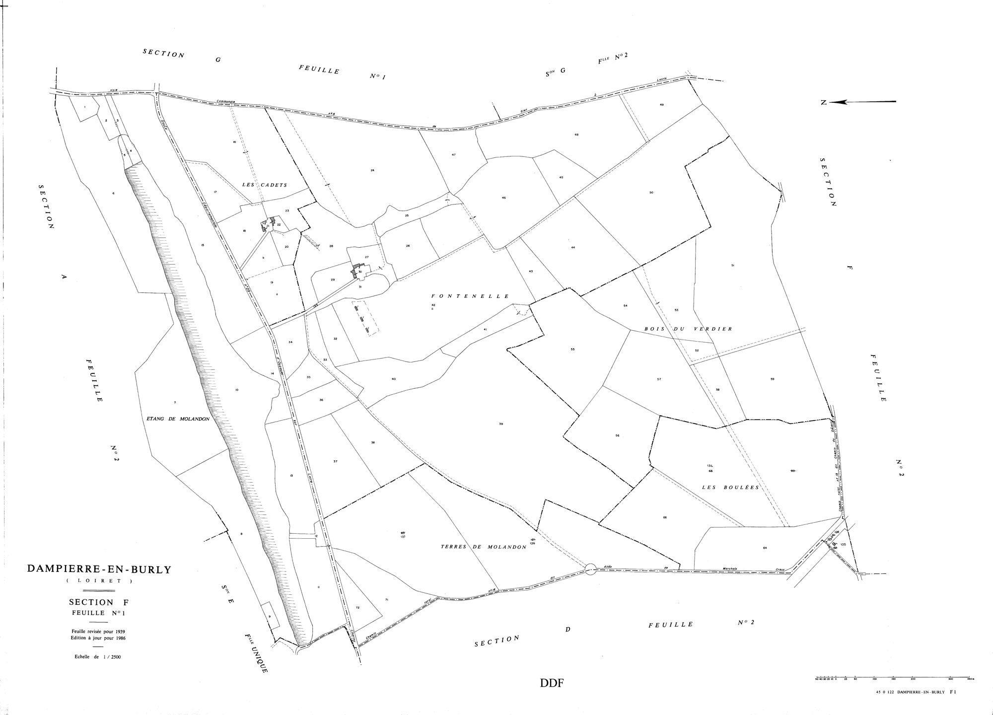 Dampierre-en-Burly - Sections