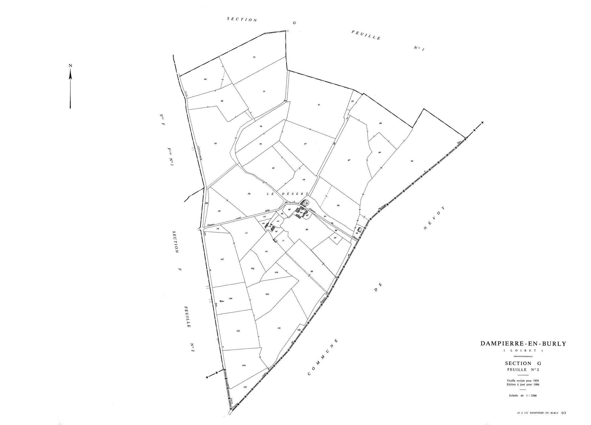 Dampierre-en-Burly - Sections