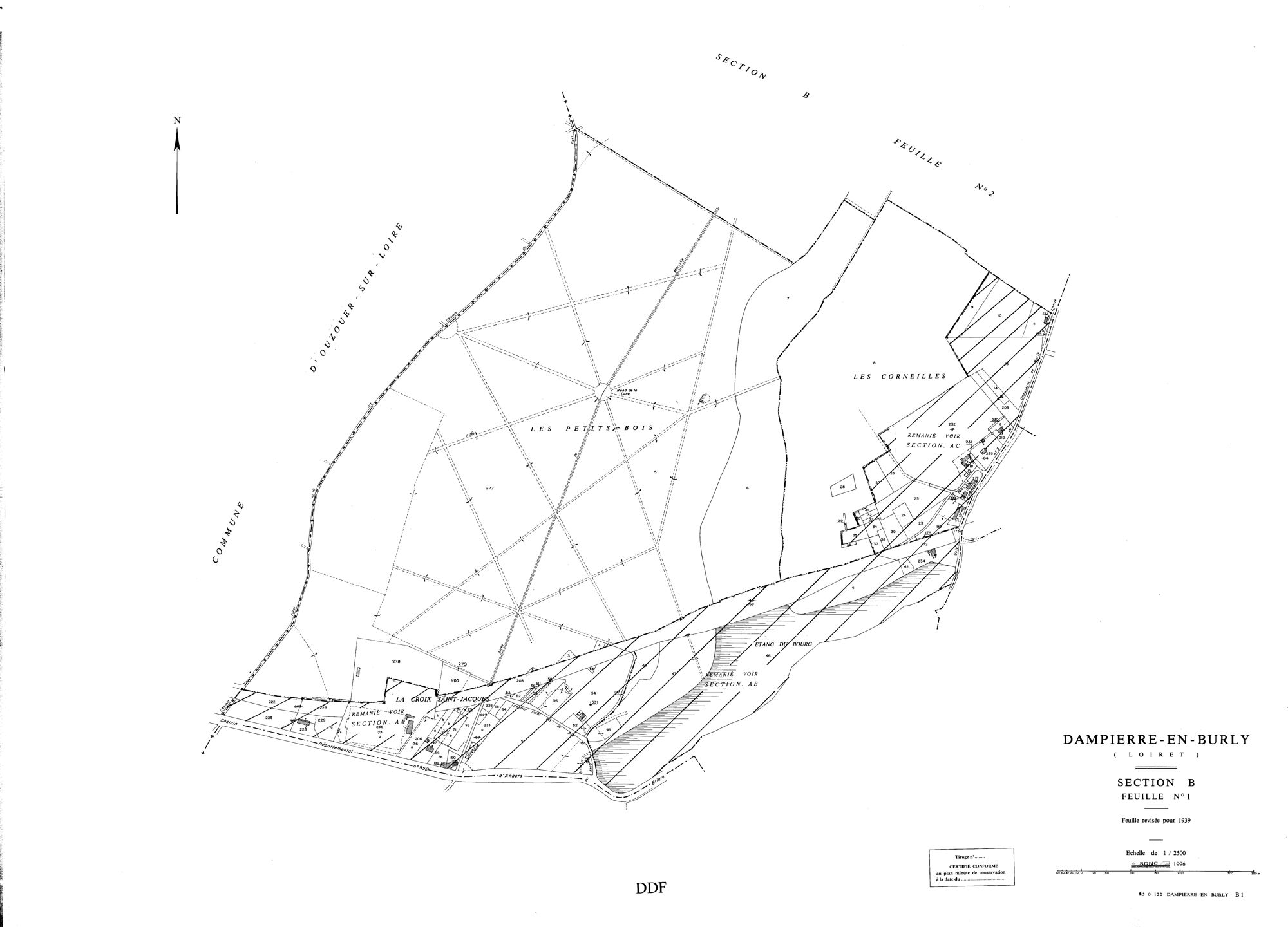 Dampierre-en-Burly - Sections
