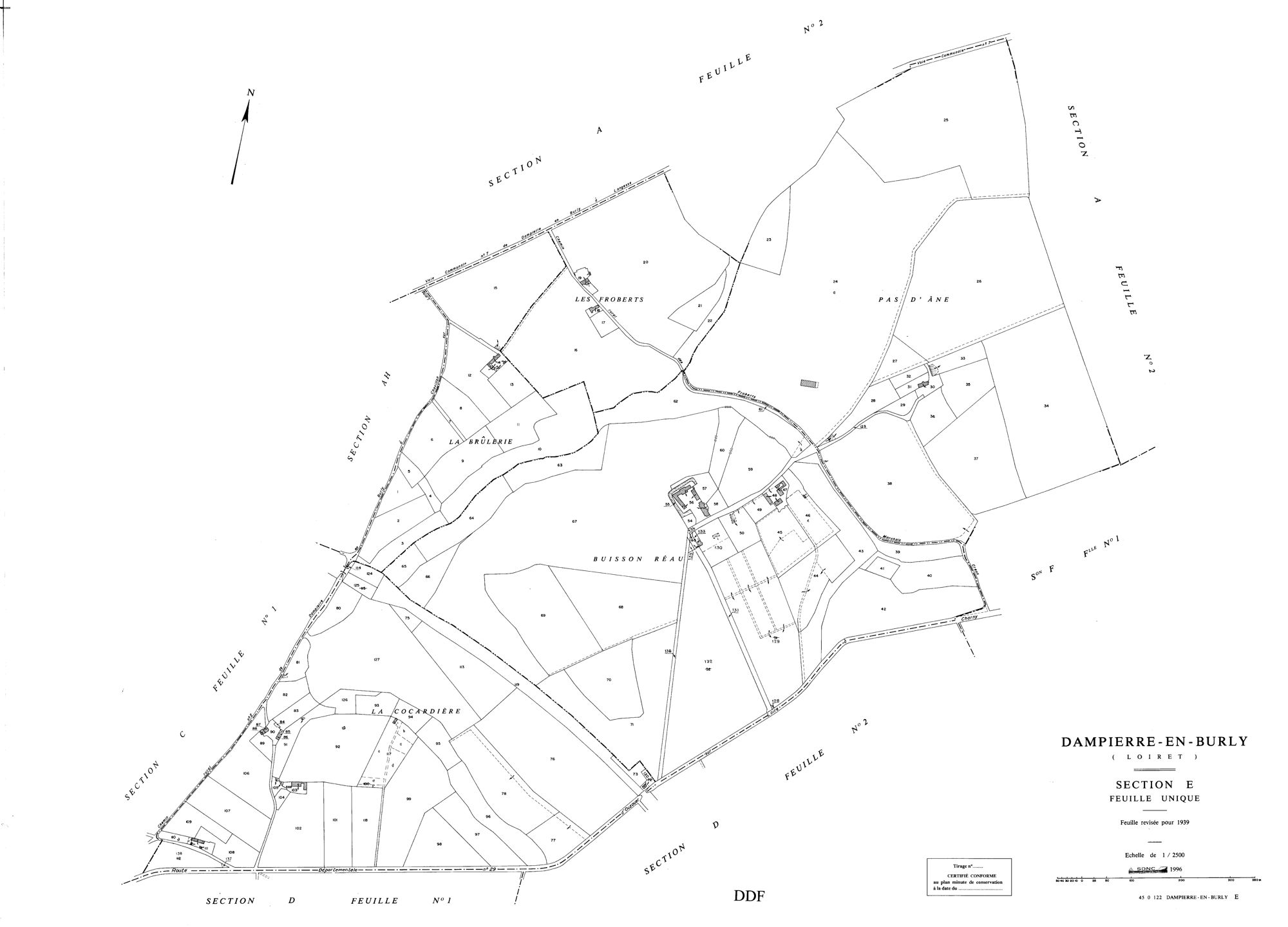 Dampierre-en-Burly - Sections